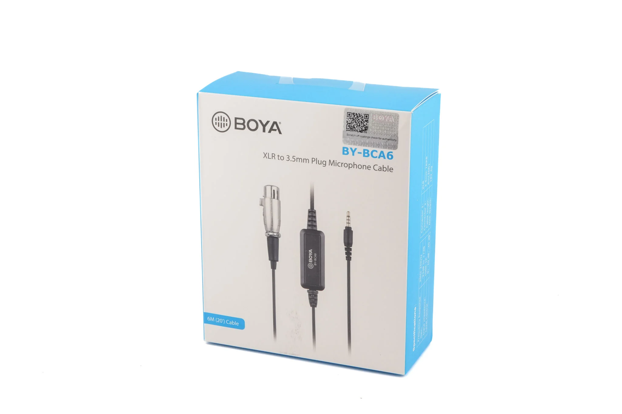 Boya BY-BCA6 XLR To 3.5mm Plug Microphone Cable - Image 4