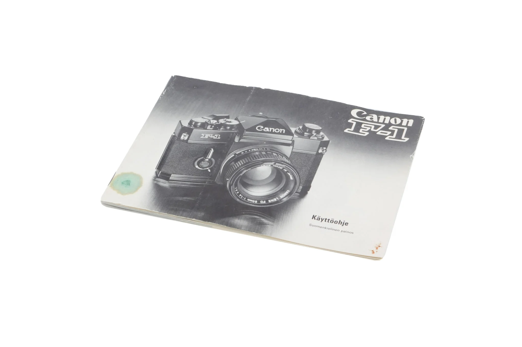 Canon F-1 Instructions