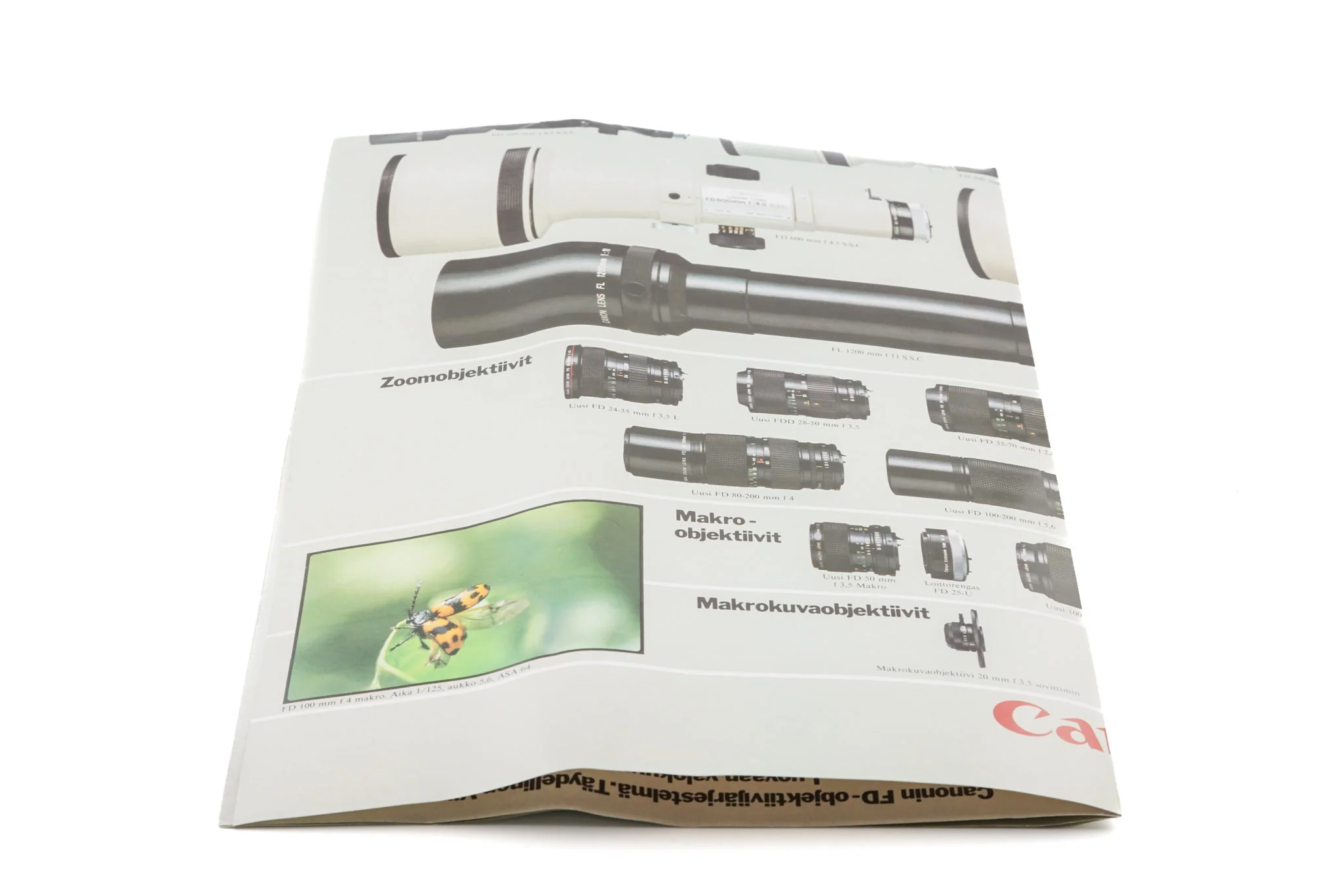 Canon FD Lens Brochure - Image 2