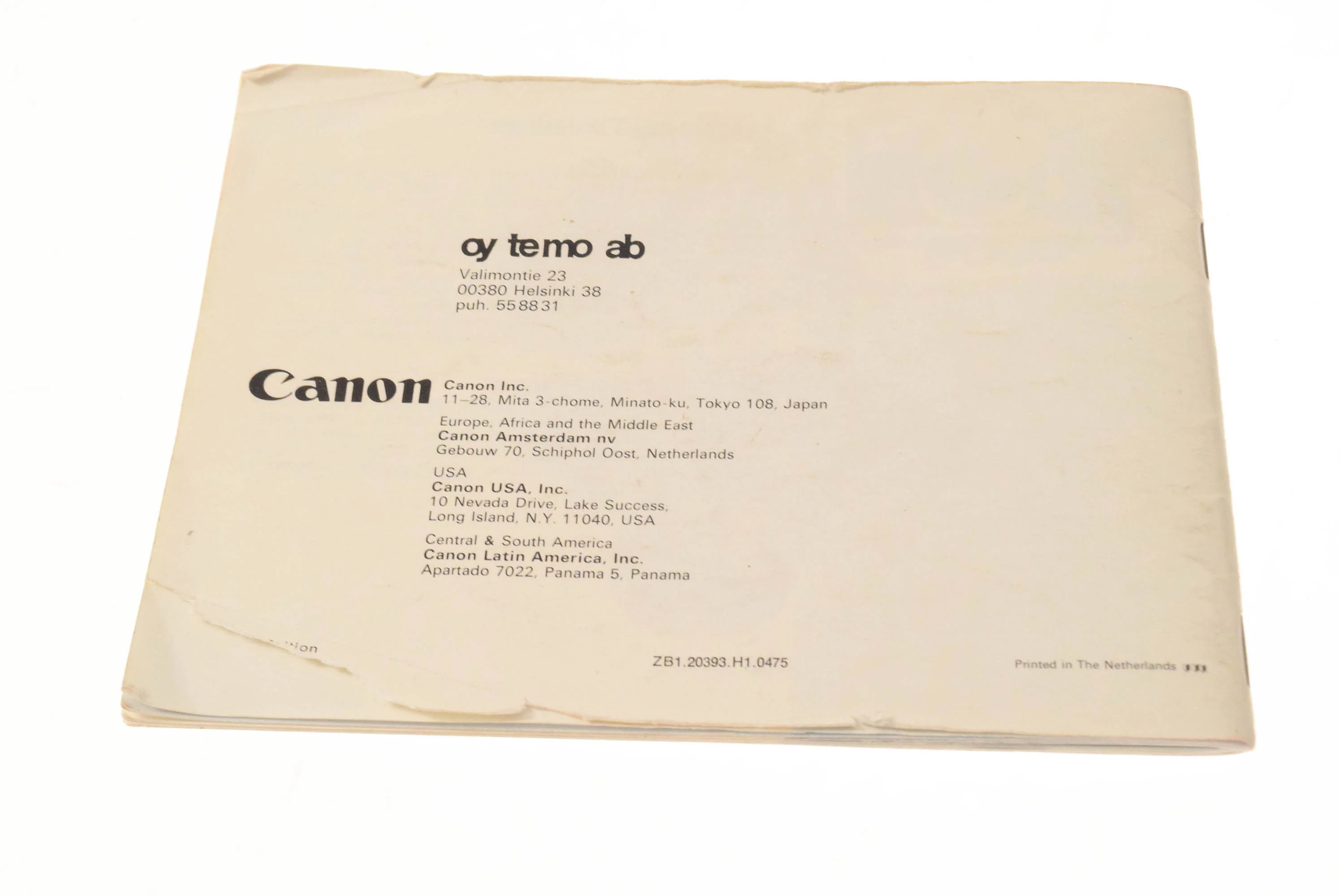 Canon TX Intructions - Image 3
