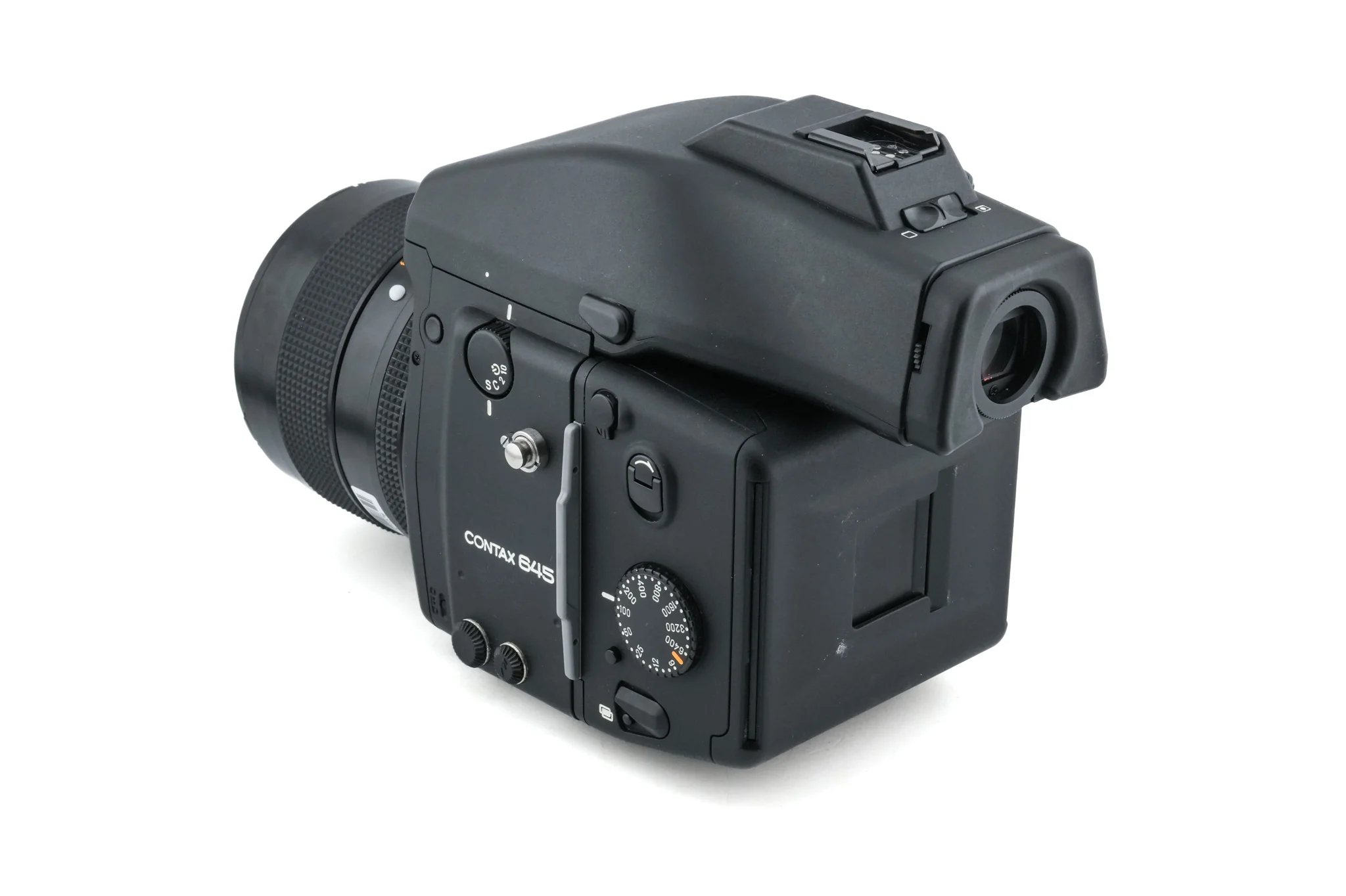 Contax 645 + MFB-1 120/220 Film Back Holder + MFB-1A 120/220 Film Insert + MF-1 AE Prism Finder + 80mm f2 Planar T* - Image 4