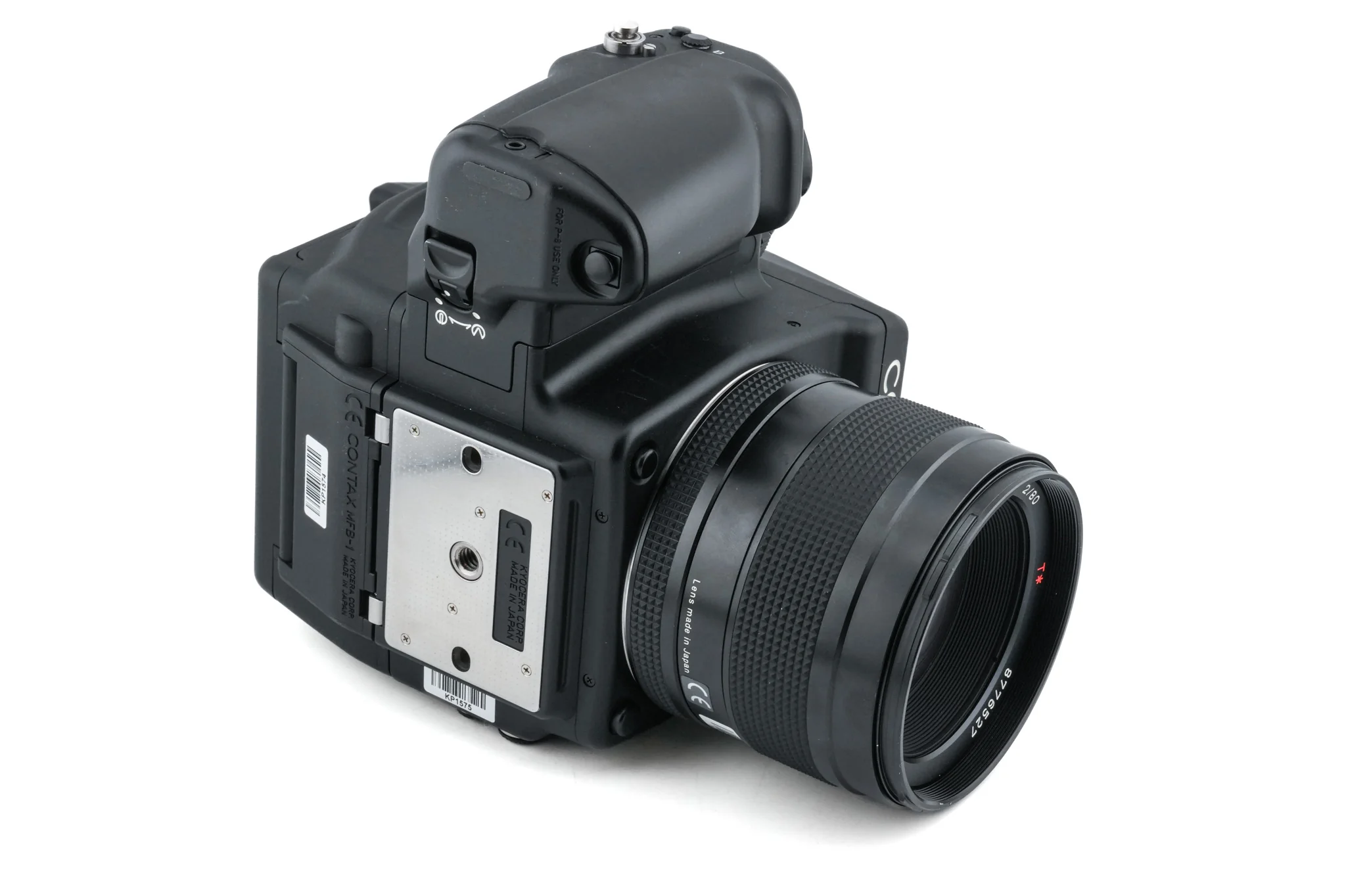 Contax 645 + MFB-1 120/220 Film Back Holder + MFB-1A 120/220 Film Insert + MF-1 AE Prism Finder + 80mm f2 Planar T* - Image 6