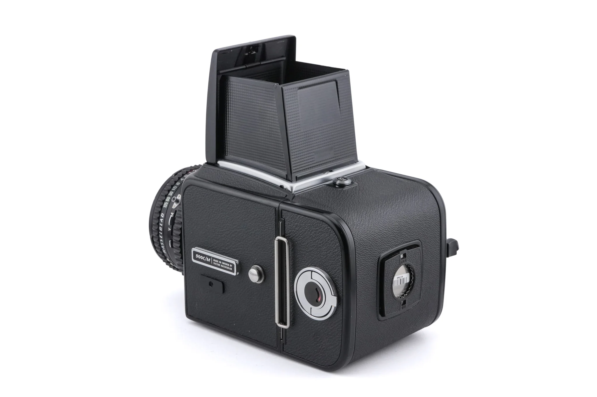 Hasselblad 500C/M (Black, 10170) + Waist Level Finder (Old / Black, 42277) + A12N Film Magazine + 80mm f2.8 Planar T* C (Black, 20028) - Image 4
