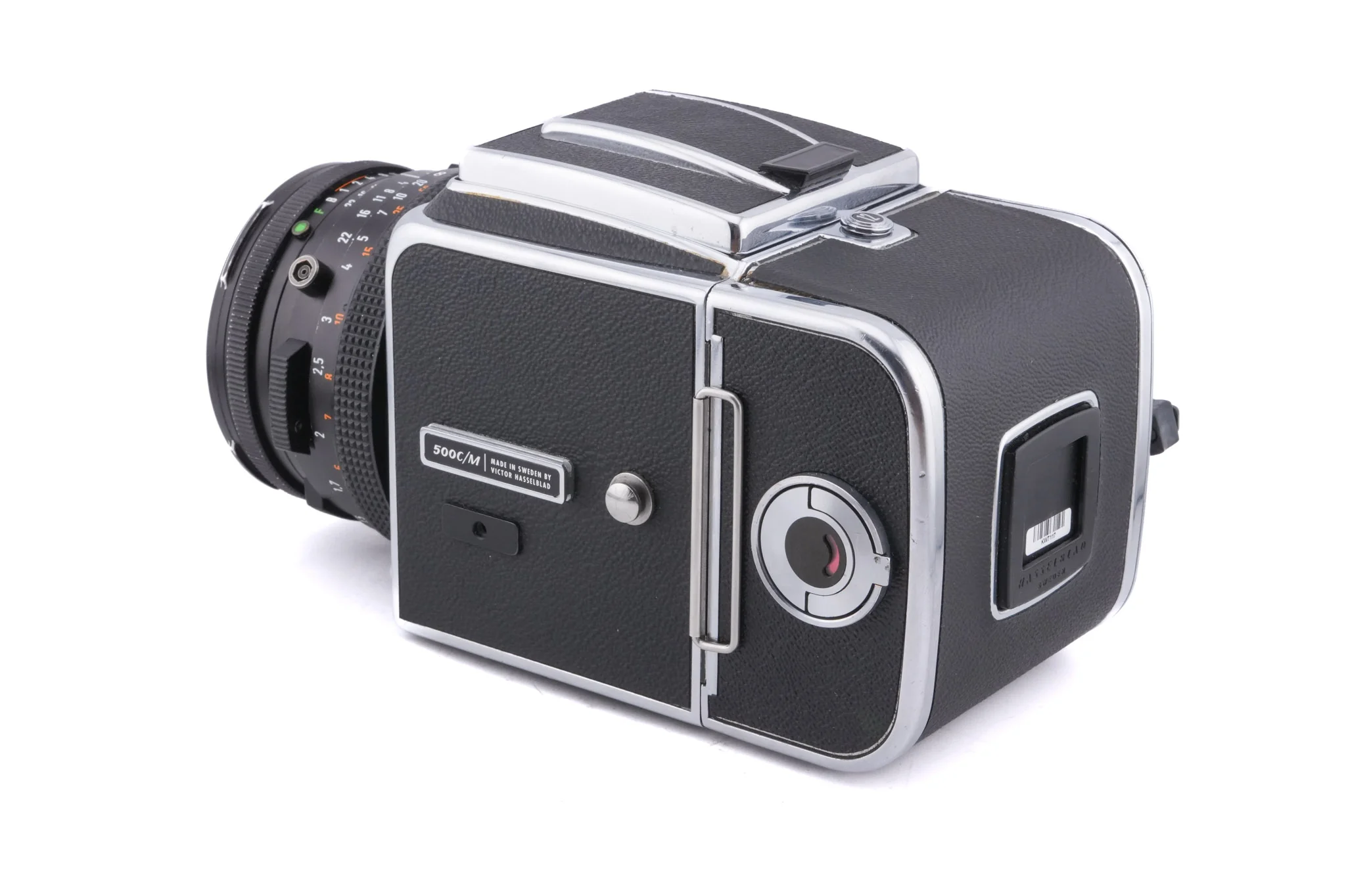 Hasselblad 500C/M (Silver, 10026) + 80mm f2.8 Planar T* CF (20029) + Waist Level Finder (New / Chrome, 42315) + A12N Film Magazine + Standard Focusing Screen (42161) - Image 4