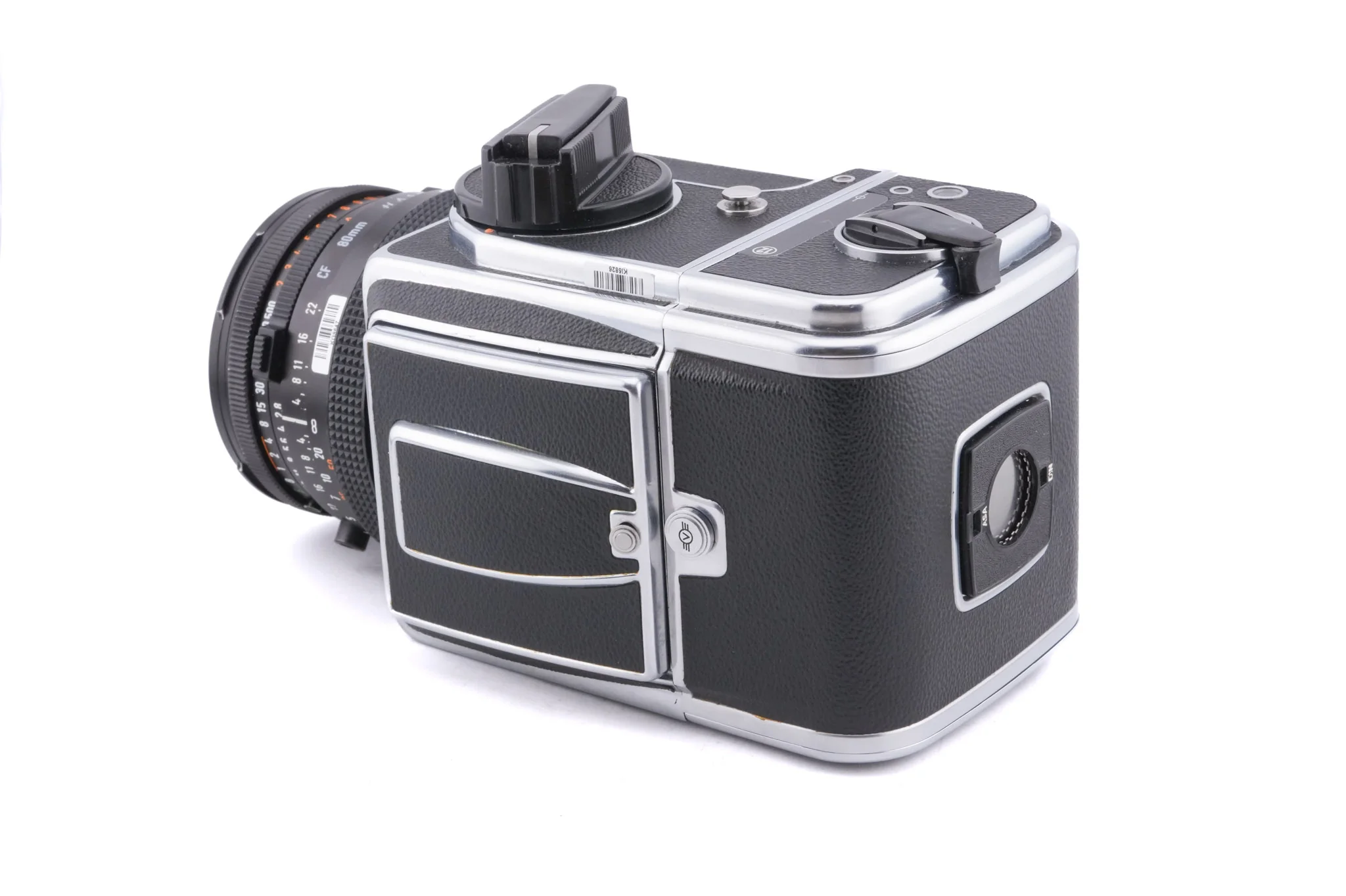 Hasselblad 500C/M (Silver, 10026) + 80mm f2.8 Planar T* CF (20029) + A12 Film Magazine (Silver, 30074) + Checked Focusing Screen with Central Grid (42250) + Waist Level Finder (Old / Silver, 42021) - Image 5