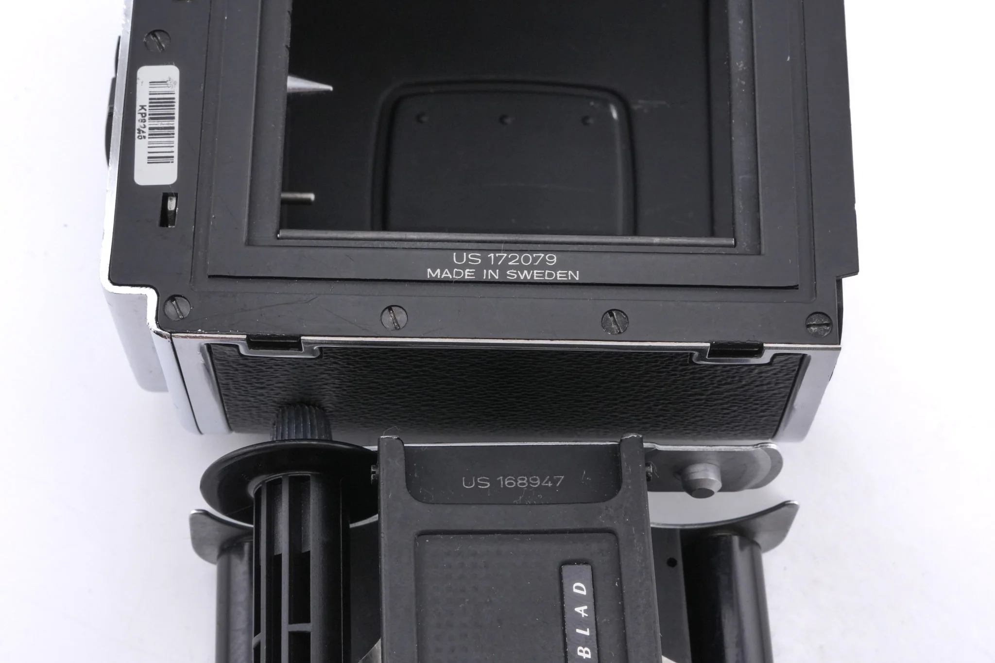 Hasselblad 500C/M (Silver, 10026) + Waist Level Finder (Old / Silver, 42021) + A12 Film Magazine (Silver, 30074) + 80mm f2.8 Planar T* CF (20029) + Standard Focusing Screen (42161) - Image 12