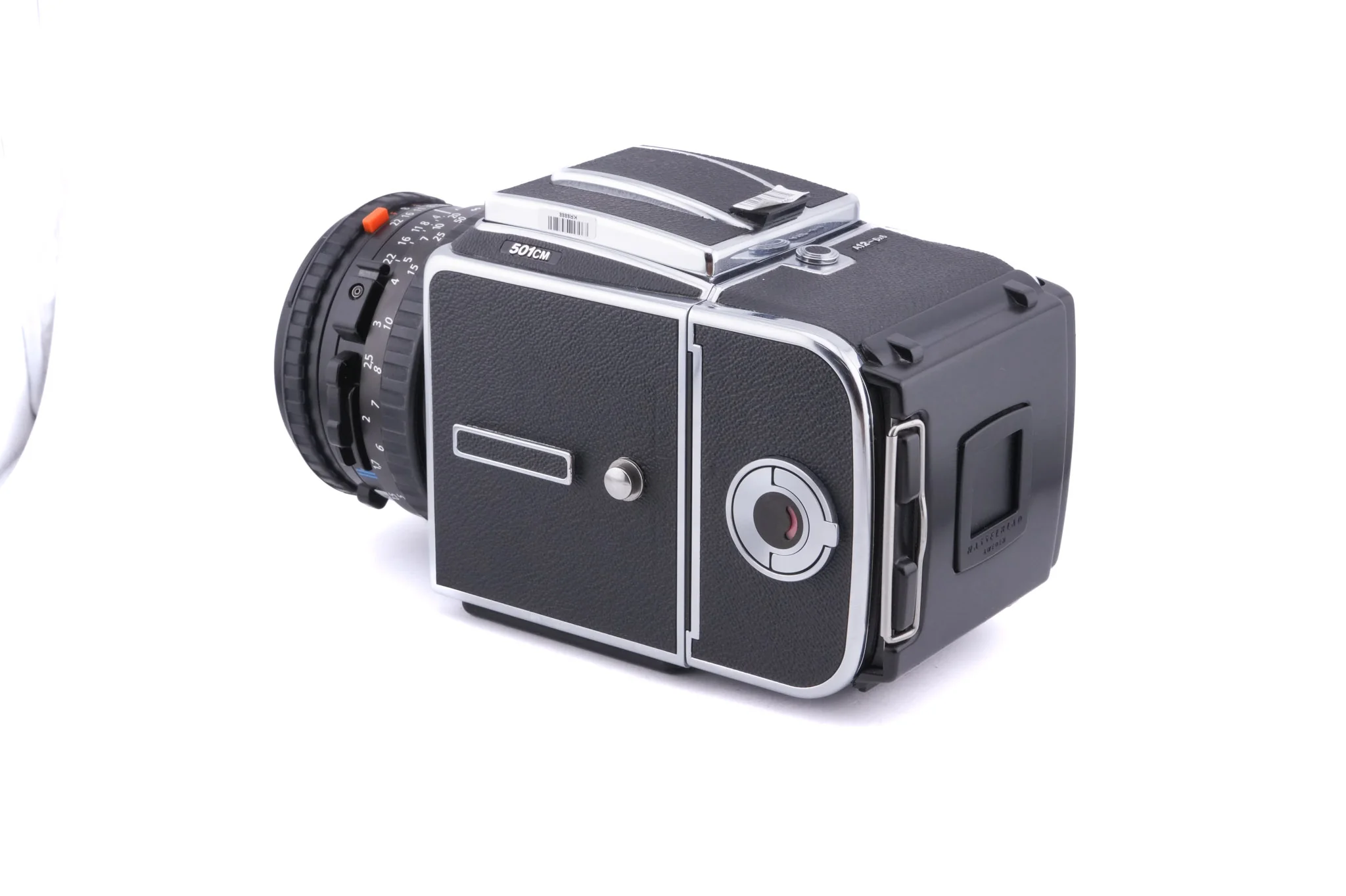 Hasselblad 501CM (Silver, 10238) + 80mm f2.8 Planar T* CFE (20034) + Acute Matte D Grid / Split Image Focusing Screen (42217) + A12N Film Magazine + Waist Level Finder (New / Chrome, 42315) - Image 4
