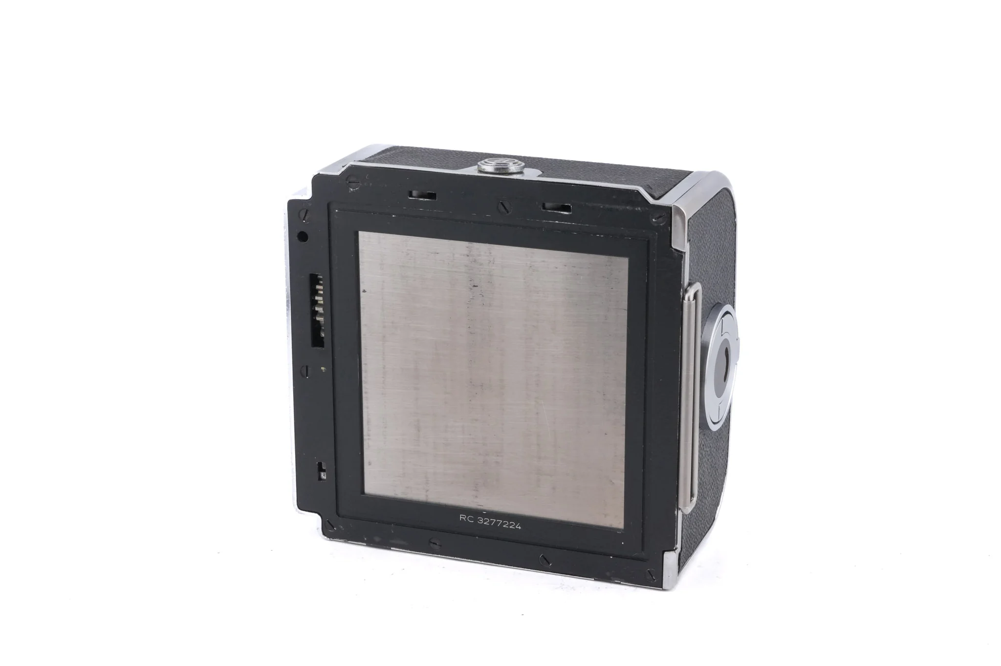 Hasselblad 503CW (Silver, 10243) + Waist Level Finder (New / Chrome, 42315) + A12N Film Magazine + Acute Matte D Standard Focusing Screen (42204) + 80mm f2.8 Planar T* CF (20029) - Image 10