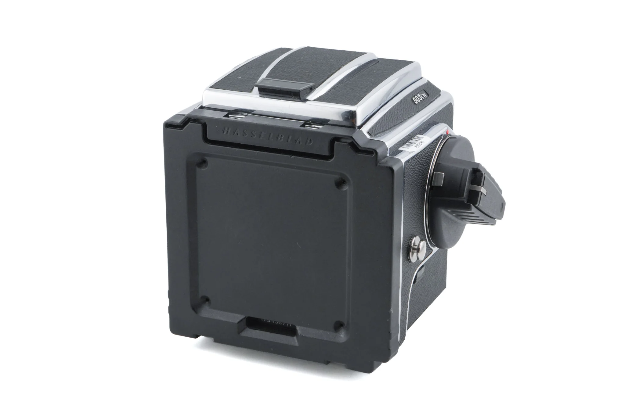 Hasselblad 503CW (Silver, 10243) + Waist Level Finder (New / Chrome, 42315) + Acute Matte D Microprism / Split Image Focusing Screen (42215) - Image 4