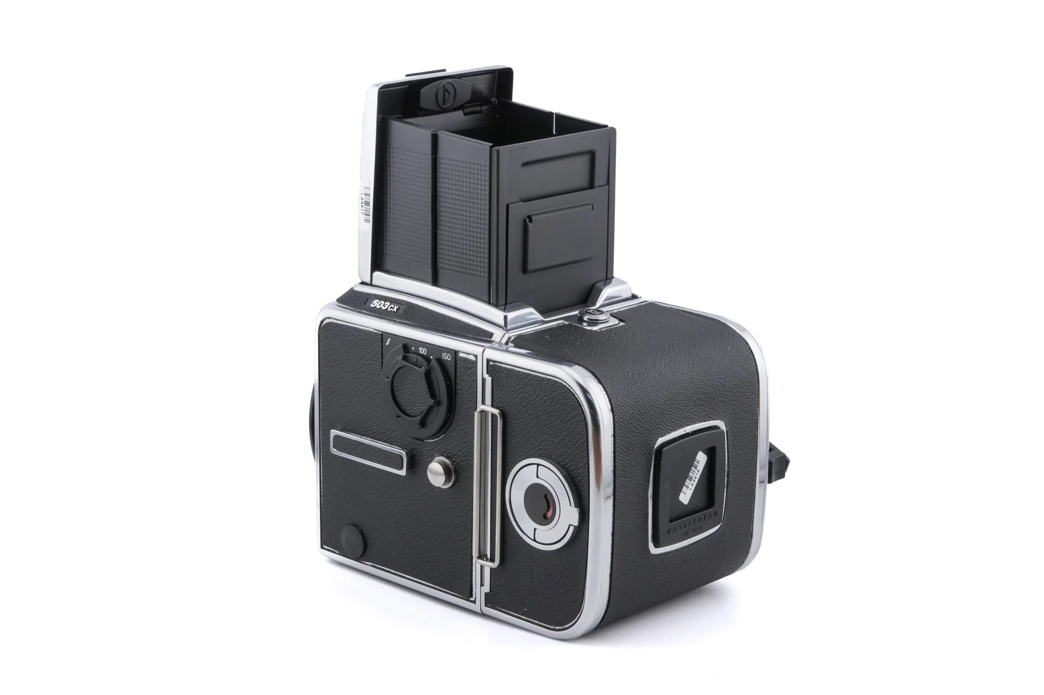 Hasselblad 503CX (Silver, 10026) + A12N Film Magazine + Waist Level Finder (New / Chrome, 42315) + Acute Matte Focusing Screen (42165) - Image 4