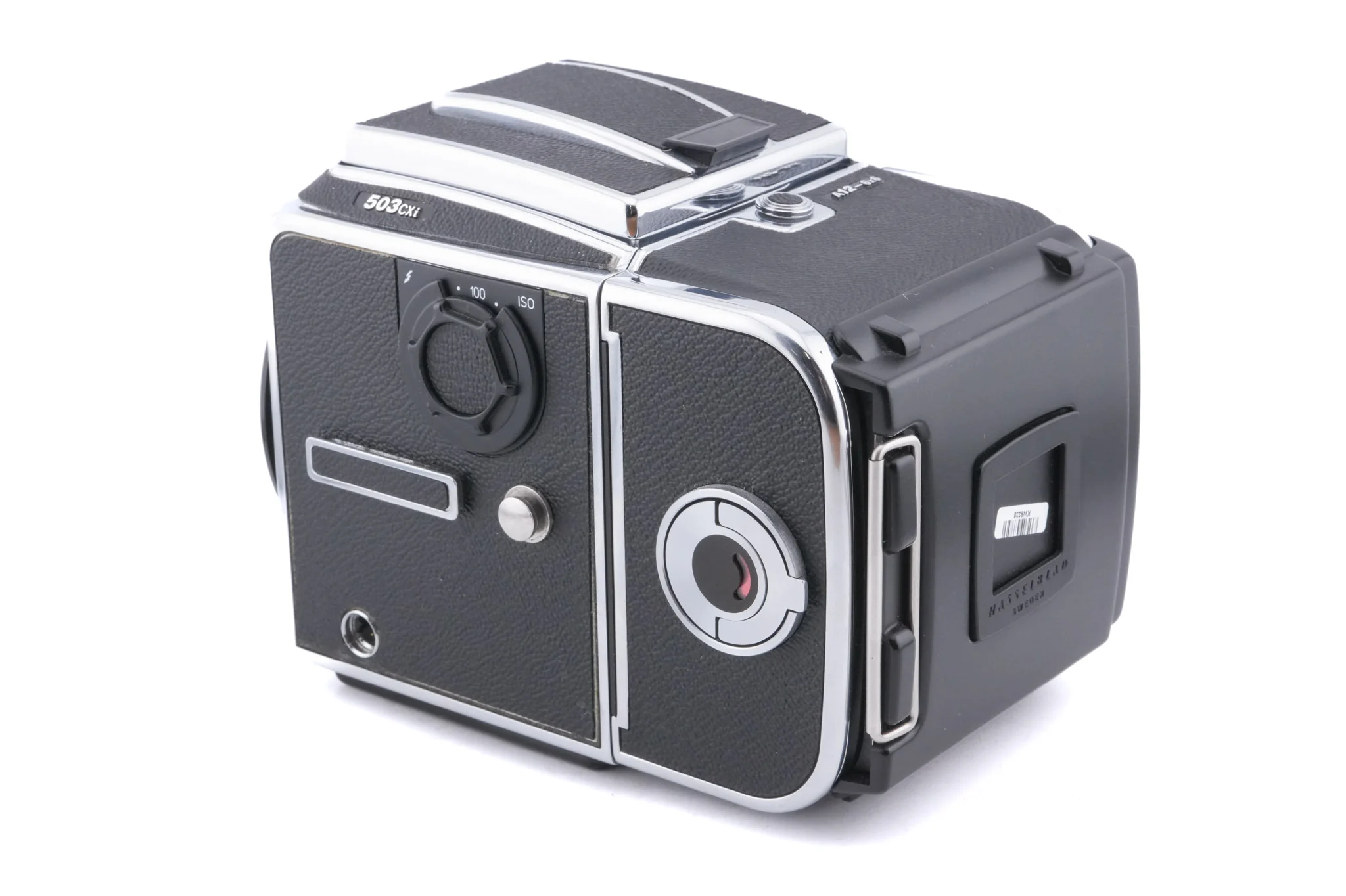 Hasselblad 503CXi (Silver, 10026) + A12N Film Magazine + Waist Level Finder (New / Chrome, 42315) + Acute Matte Focusing Screen (42165) - Image 4