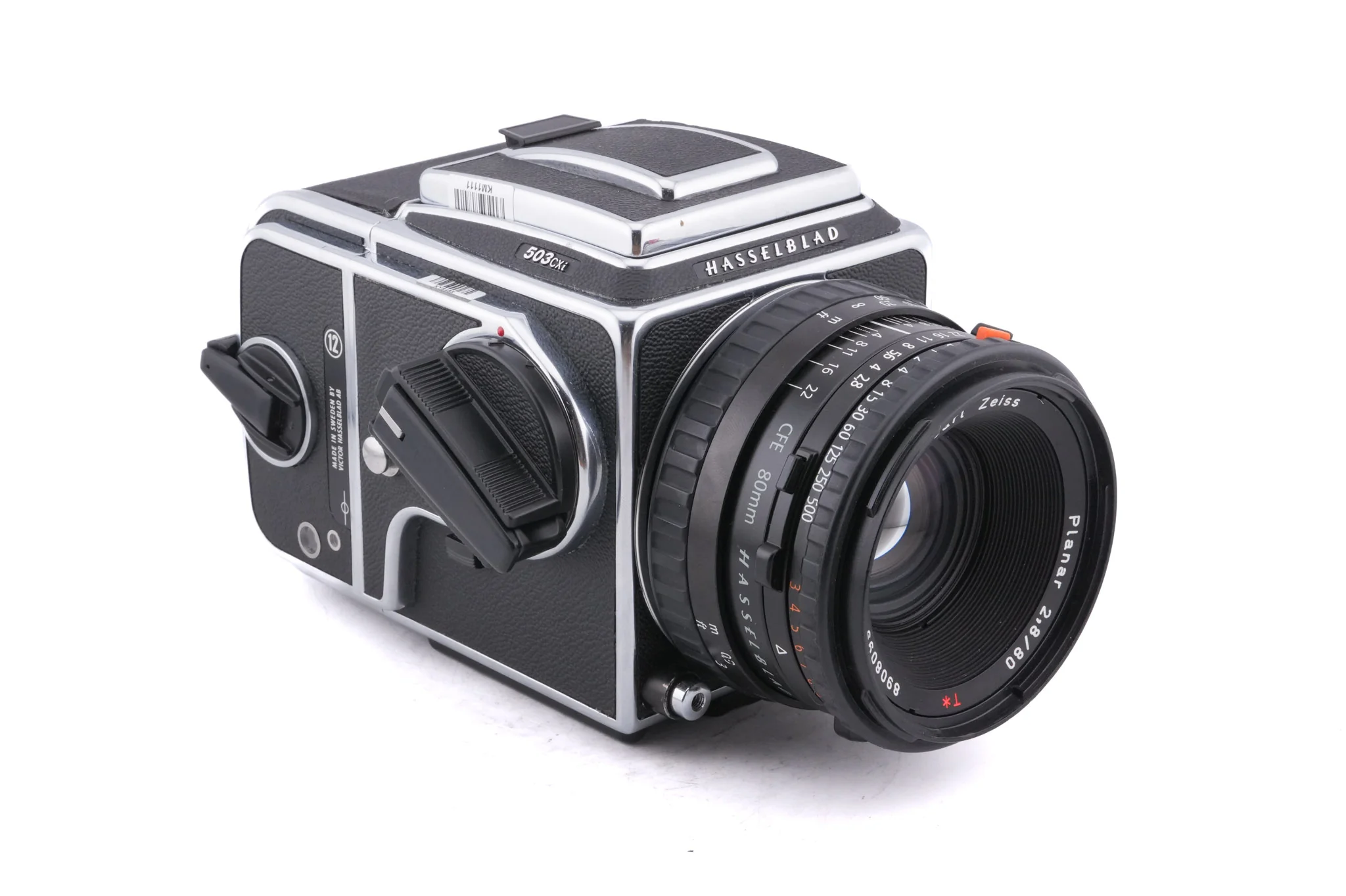 Hasselblad 503CXi (Silver, 10026) + 80mm f2.8 Planar T* CFE (20034) + A12N Film Magazine + Waist Level Finder (New / Chrome, 42315) + Acute Matte Focusing Screen (42165) - Image 2