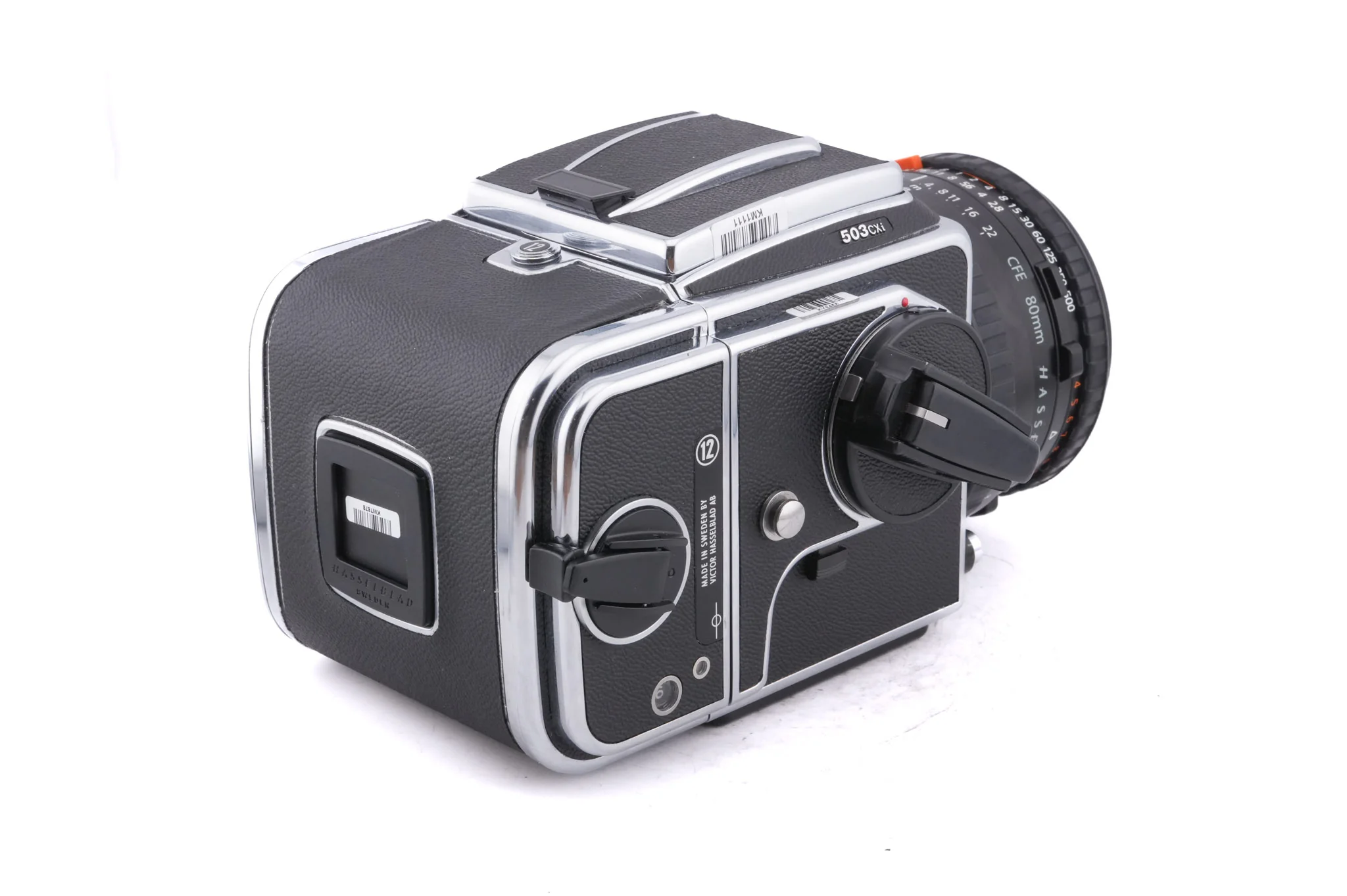 Hasselblad 503CXi (Silver, 10026) + 80mm f2.8 Planar T* CFE (20034) + A12N Film Magazine + Waist Level Finder (New / Chrome, 42315) + Acute Matte Focusing Screen (42165) - Image 3