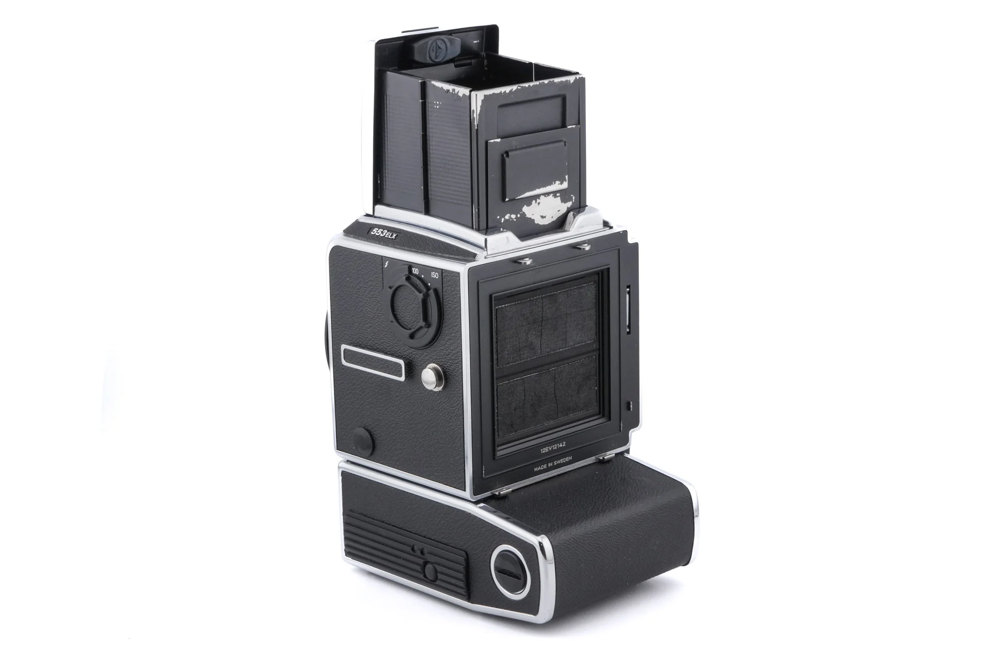 Hasselblad 553ELX (Silver, 10167) + Waist Level Finder (New / Chrome, 42315) + Standard Focusing Screen (42161) - Image 4