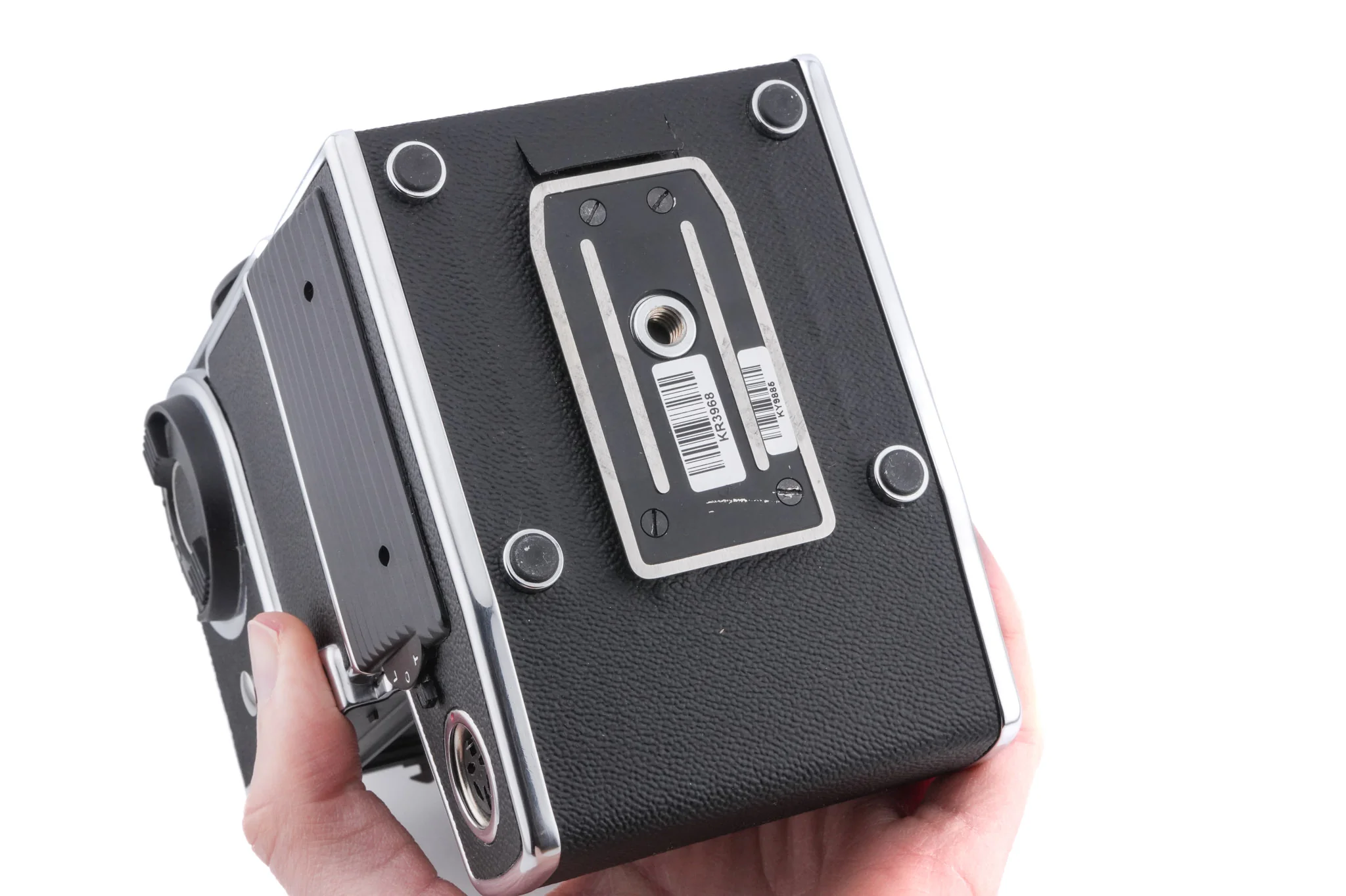Hasselblad 553ELX (Silver, 10167) + Waist Level Finder (New / Chrome, 42315) + Standard Focusing Screen (42161) - Image 5