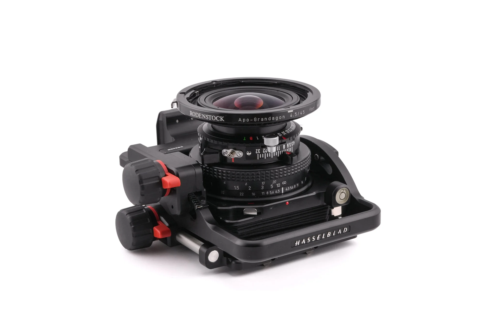 Hasselblad ArcBody (17015) + 45mm f4.5 APO-Grandagon (27045) + Focusing Screen Adapter Standard (41057) + Reflex Viewfinder RMFX (47070) + Small Correction Slide (47003) + Medium Correction Slide (47007) + Large Correction Slide (47011) + Cable Release (5 - Image 5