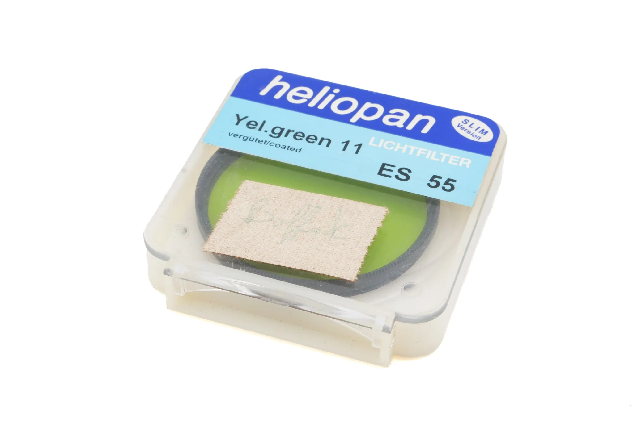 Heliopan 55mm Yellow/Green Filter ES 2x - Image 2