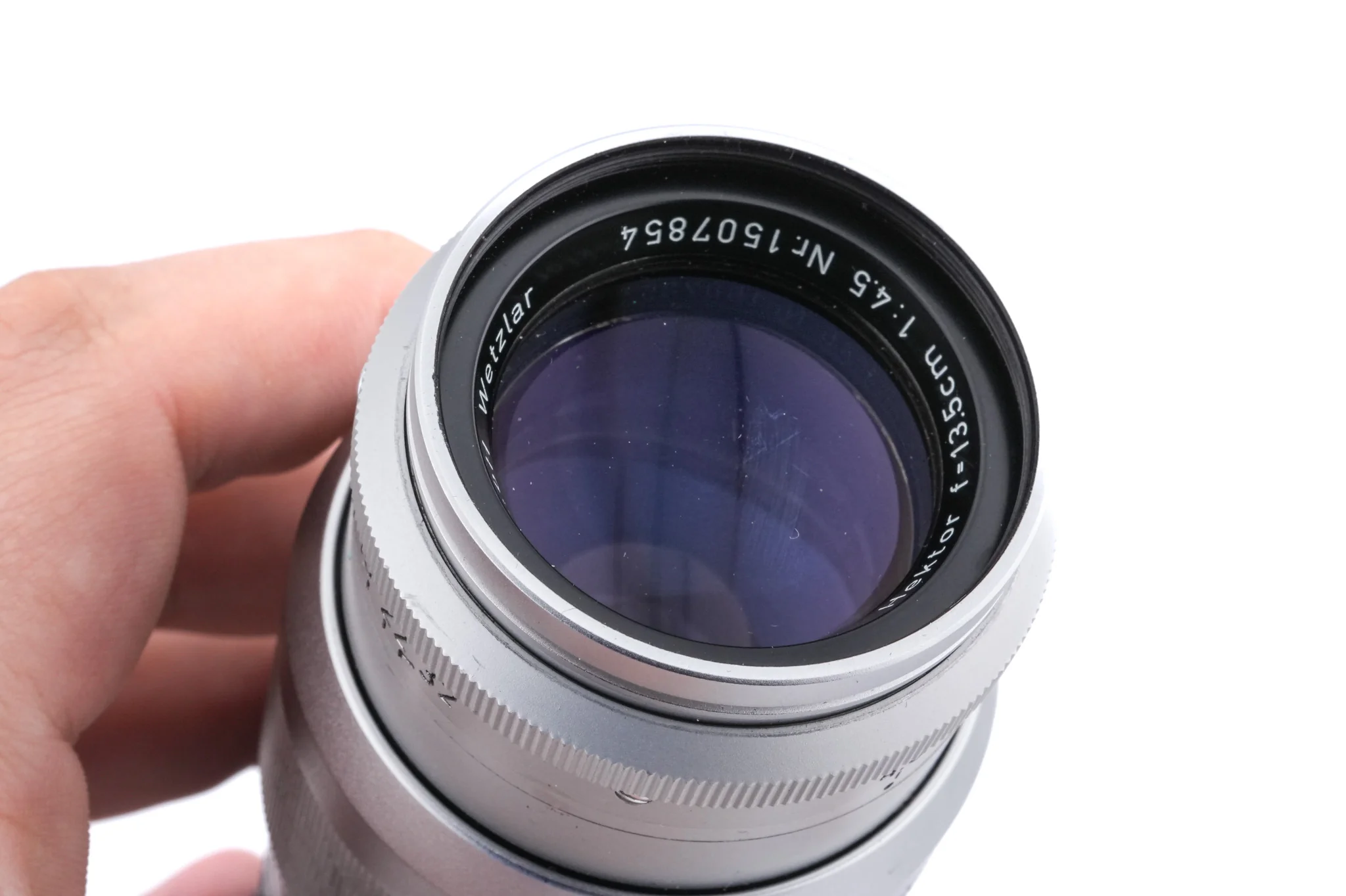 Leica 13.5cm f4.5 Hektor (Silver, HEFAR-M / HEFAM / 11135) - Image 3