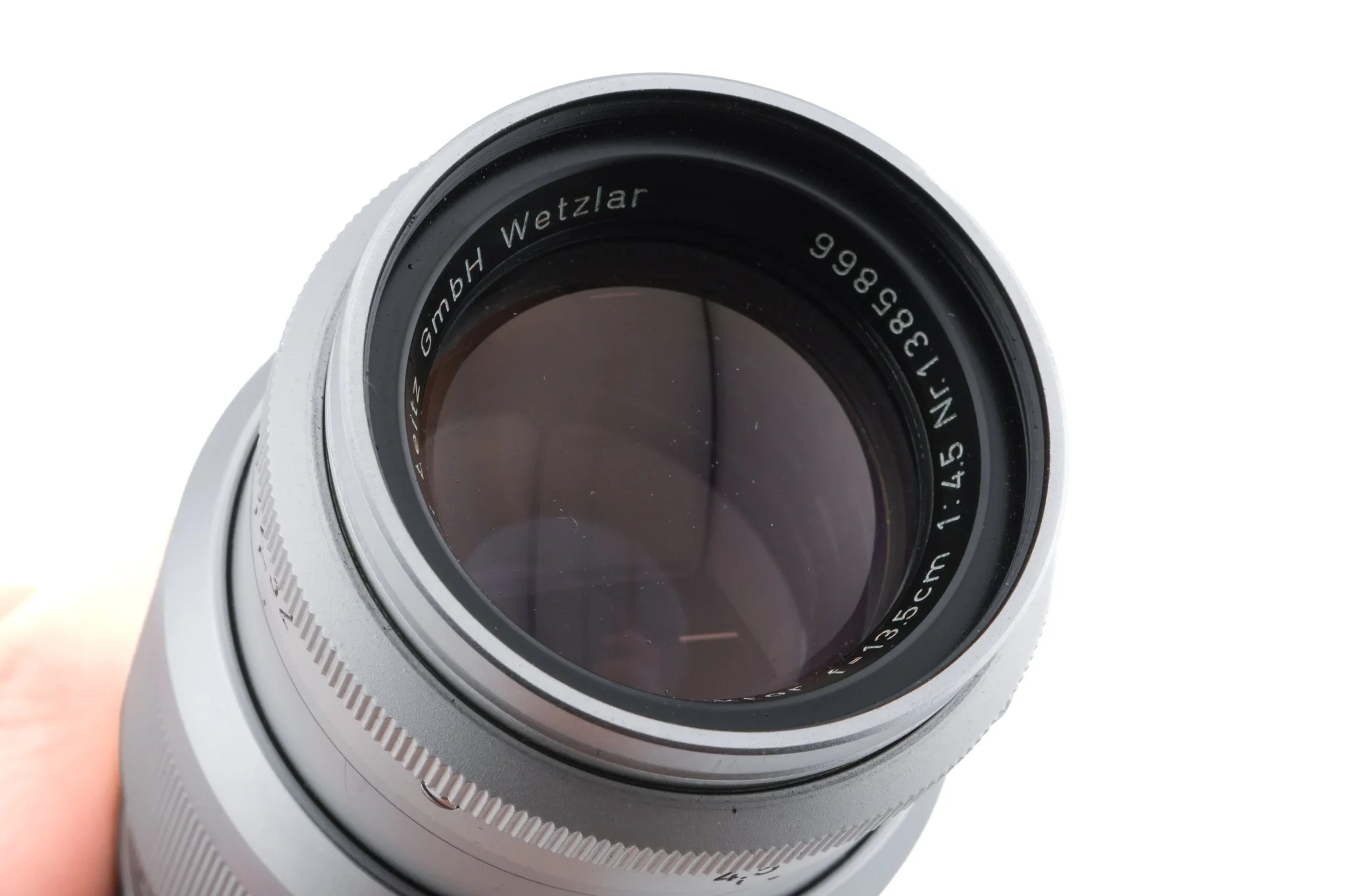 Leica 13.5cm f4.5 Hektor (Silver, HEFAR-M / HEFAM / 11135) - Image 3