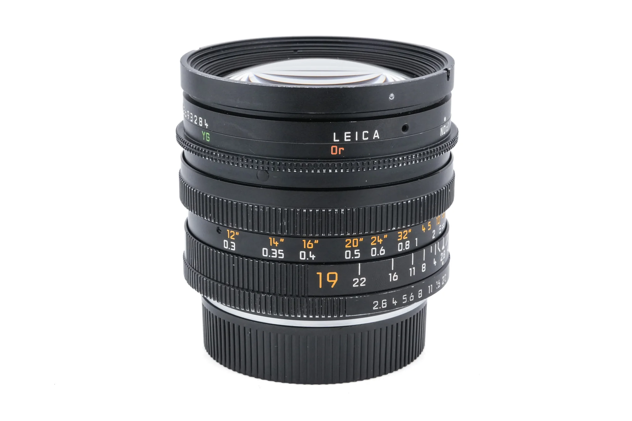 Leica 19mm f2.8 Elmarit-R (Type II) (3-Cam) (11258) + SIMple Fit Follow Focus Gear (Medium) + Leica R - Canon EF Mount Adapter (6-Hole) + Lens Hood (19mm f2.8 R) (12546) + 80/85mm O.D. Simring (Leica R 19mm f2.8 VII) - Image 4