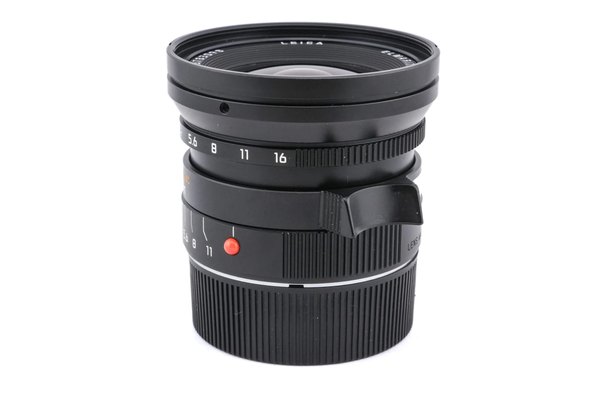 Leica 24mm f2.8 Elmarit-M ASPH. (Black, 11878) + Lens Hood (21mm f2.8 / 24mm f2.8 / 28-35-50mm f4) (12592) - Image 2