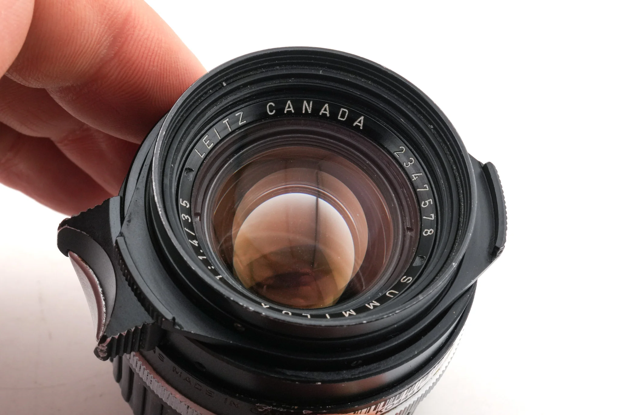 Leica 35mm f1.4 Summilux (Type II) (Chrome Infinity Lock) (Black, 11870) - Image 5