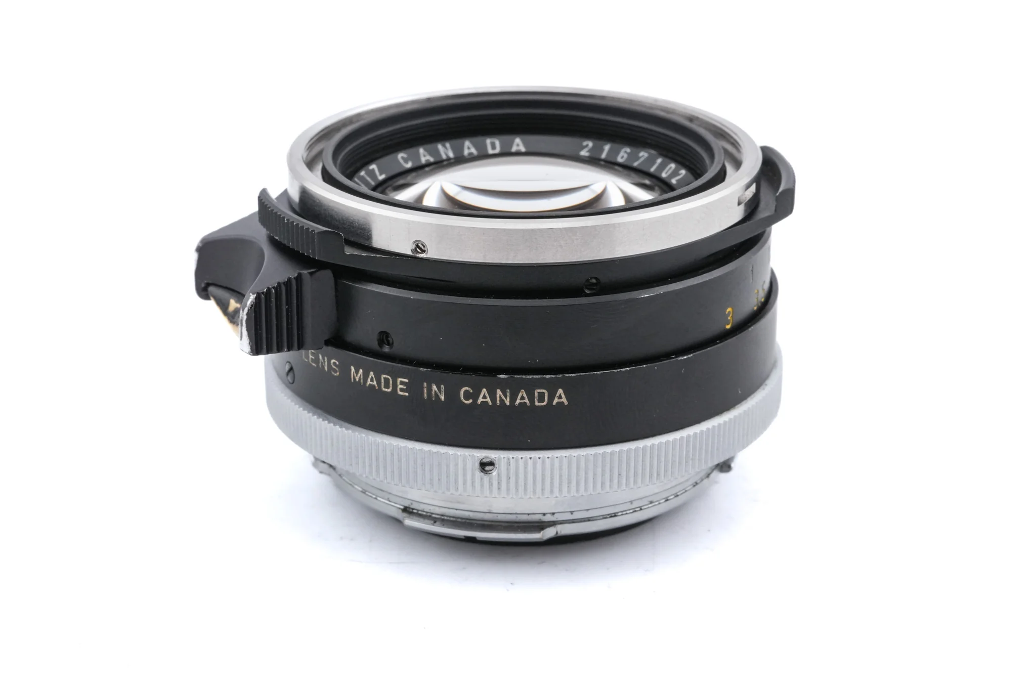 Leica 35mm f1.4 Summilux (Type I, Steel Rim) (Black, 11869) - Image 3