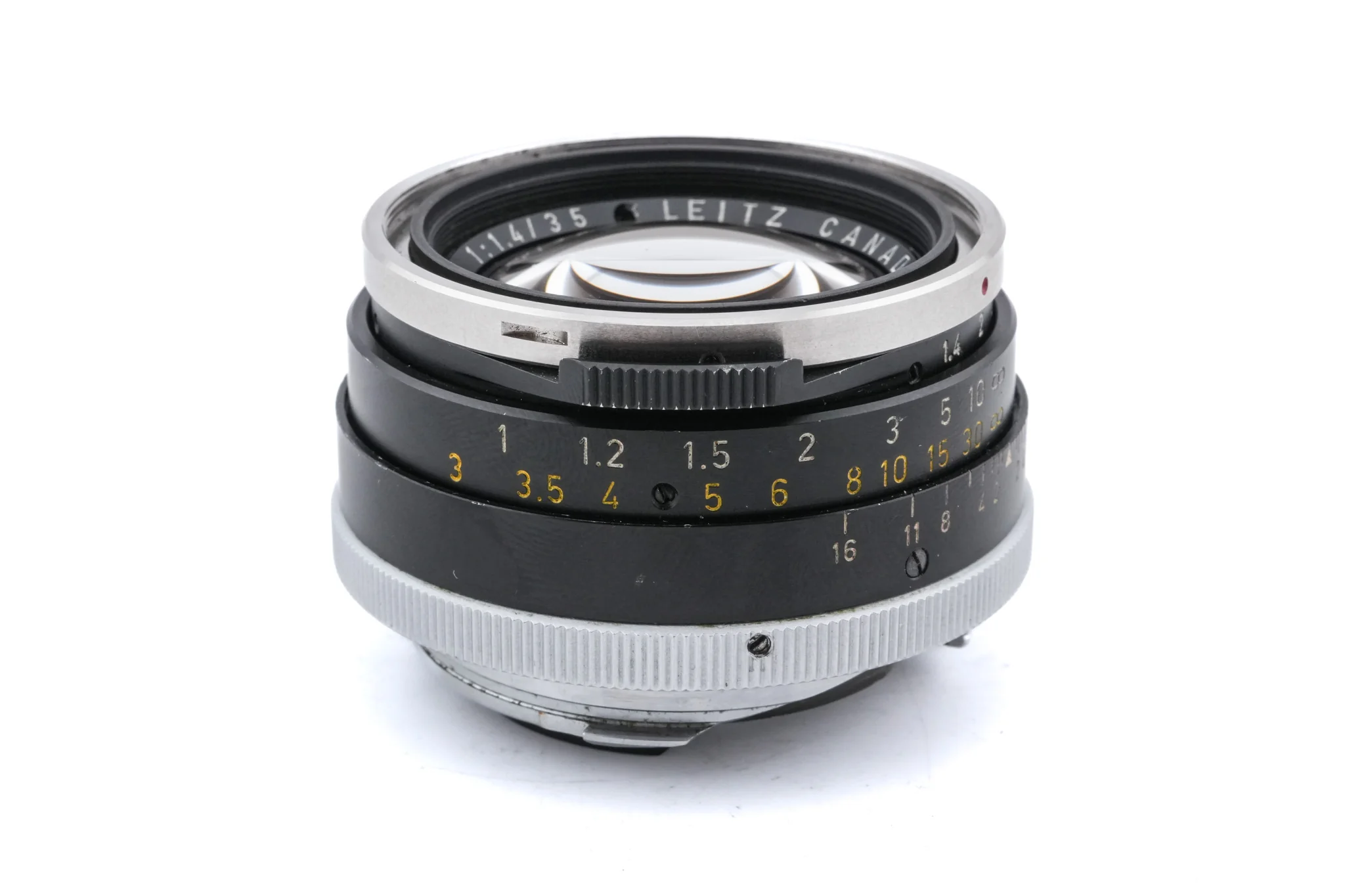 Leica 35mm f1.4 Summilux (Type I, Steel Rim) (Black, 11869) - Image 4