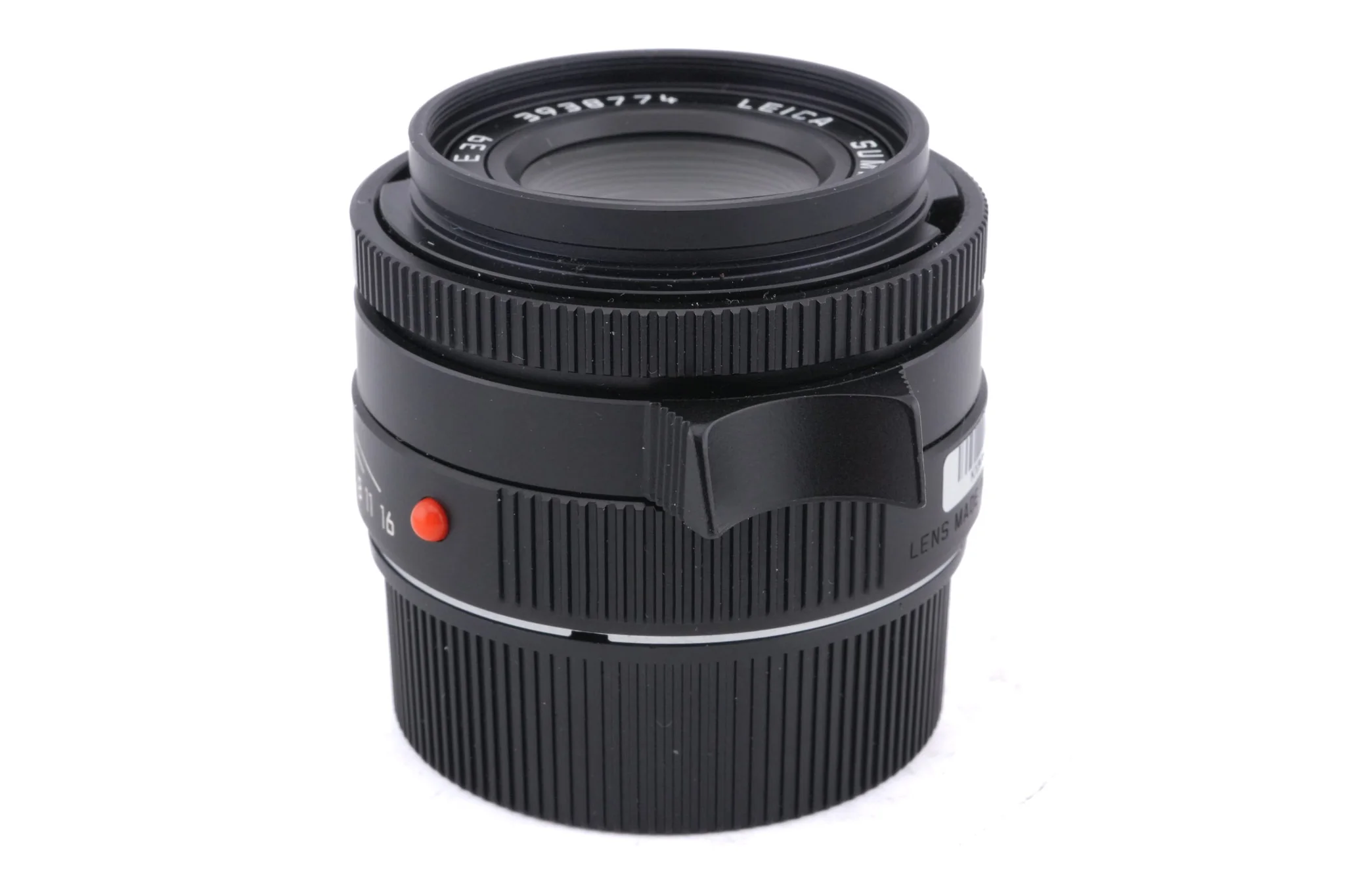 Leica 35mm f2 Summicron-M ASPH. (Type I) (Black, 11879) + Lens Hood (35mm f2 ASPH.) (A42) (12526) - Image 2