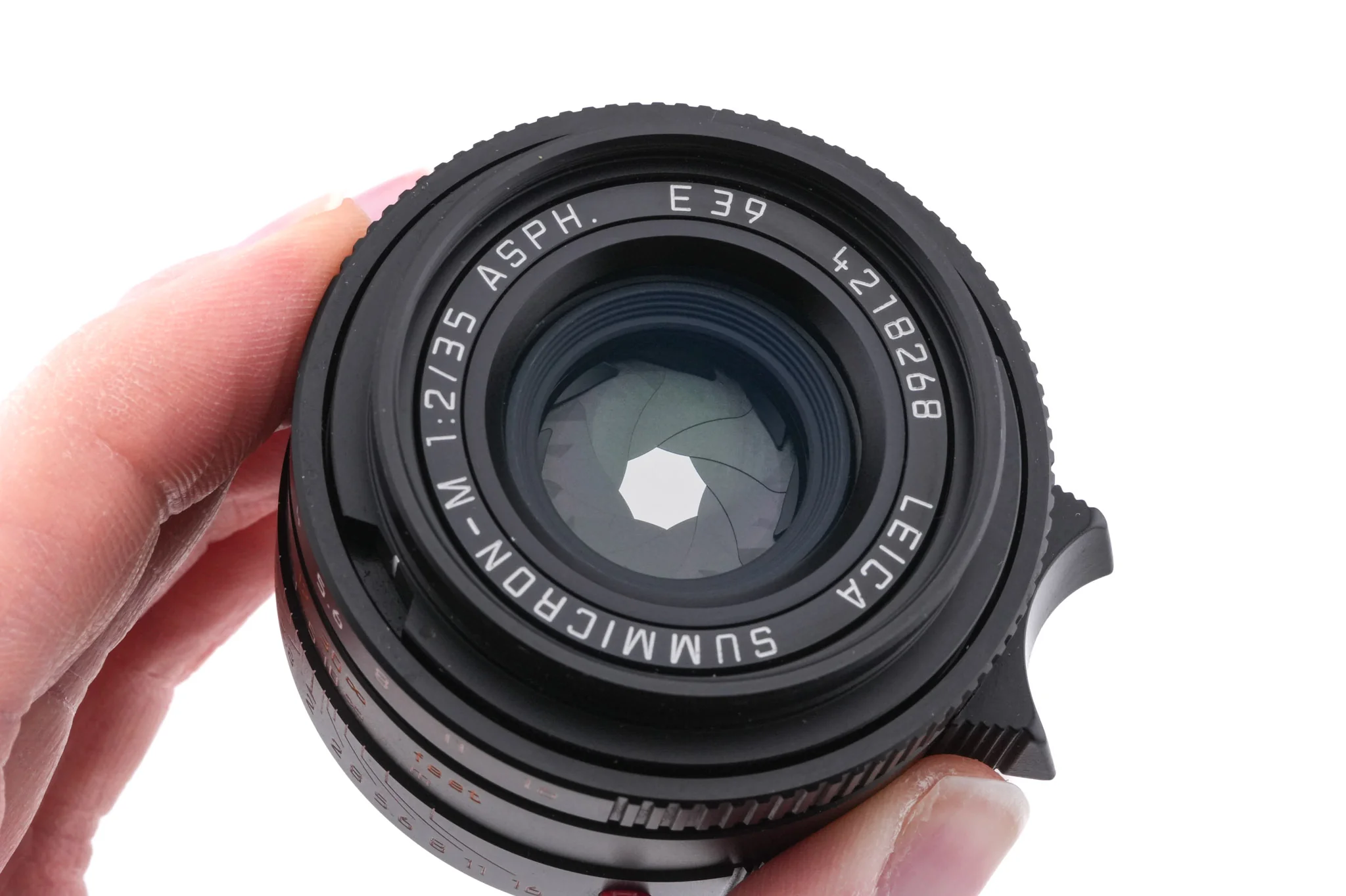 Leica 35mm f2 Summicron-M ASPH. (Type I) (Black, 11879) - Image 5