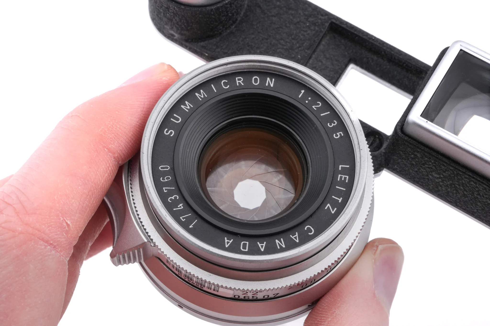 Leica 35mm f2 Summicron (Type I, Goggles) (8-Element) (Silver, SAMWO / 11108) - Image 11