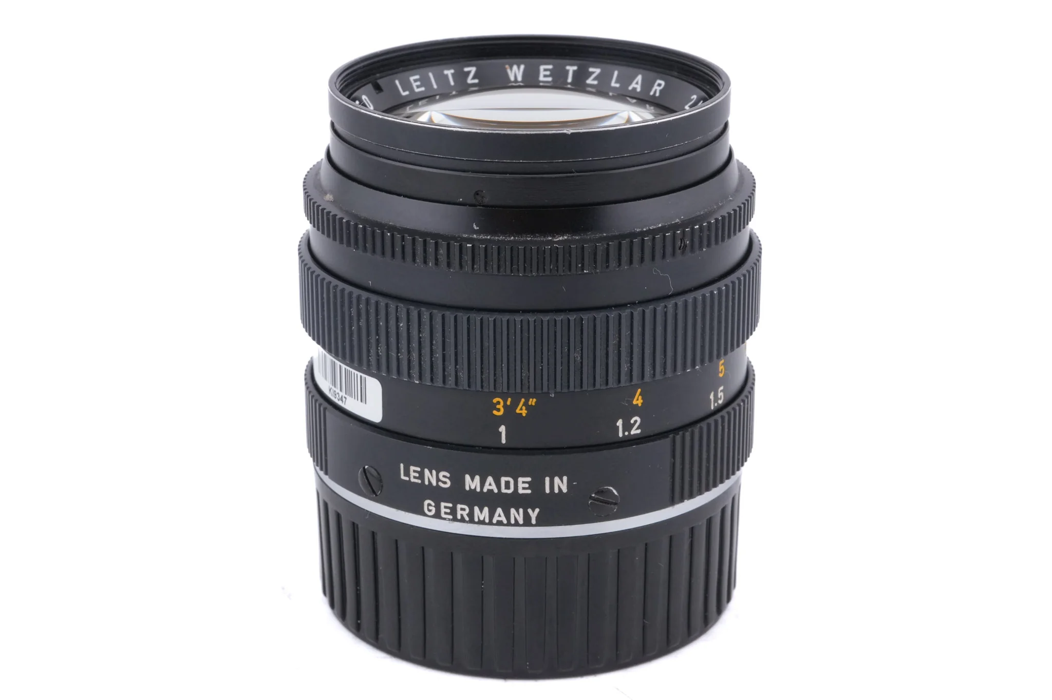 Leica 50mm f1.4 Summilux (Type II v2) (Black, 11114) - Image 3
