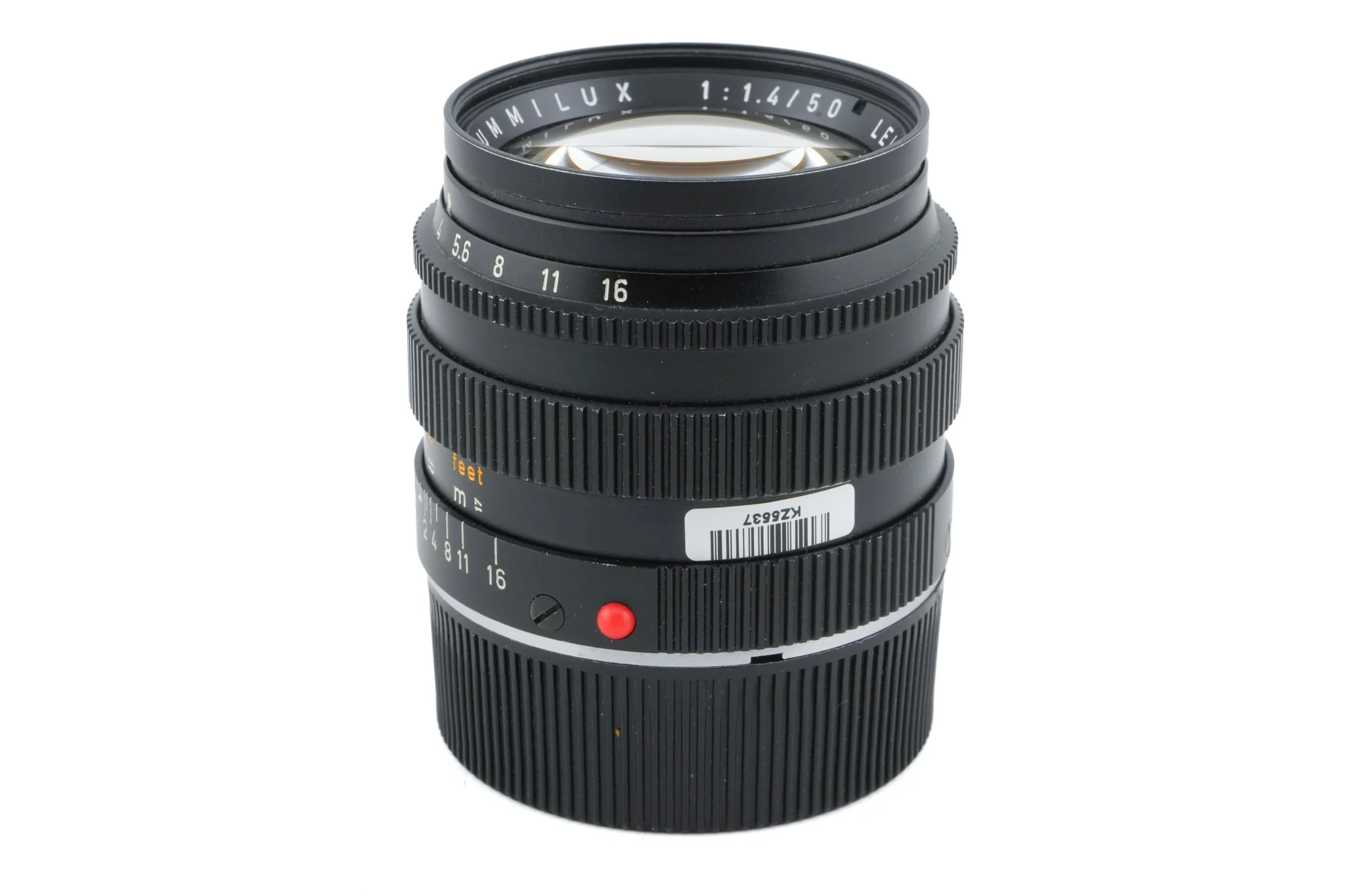 Leica 50mm f1.4 Summilux (Type II v2) (Black, 11114) - Image 2