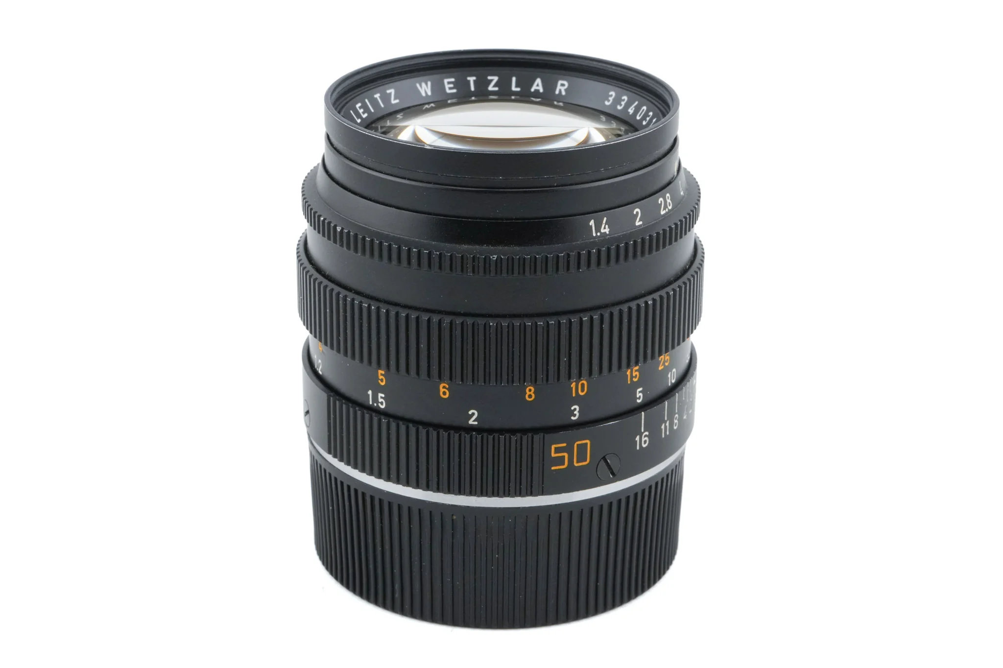 Leica 50mm f1.4 Summilux (Type II v2) (Black, 11114) - Image 4