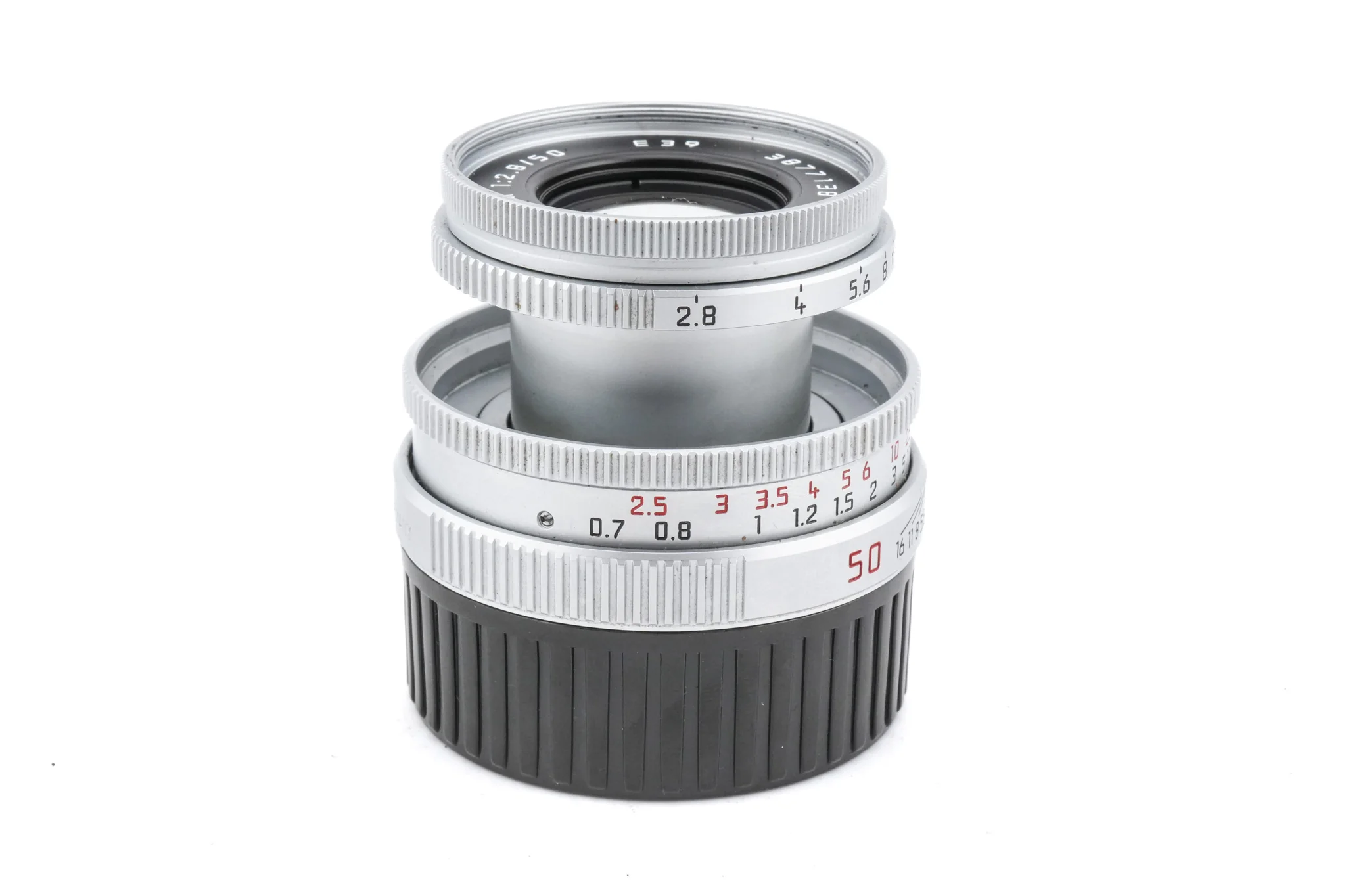 Leica 50mm f2.8 Elmar-M (Silver, 11823) + Lens Hood (50mm f2.8 Elmar-M) (12549) - Image 4