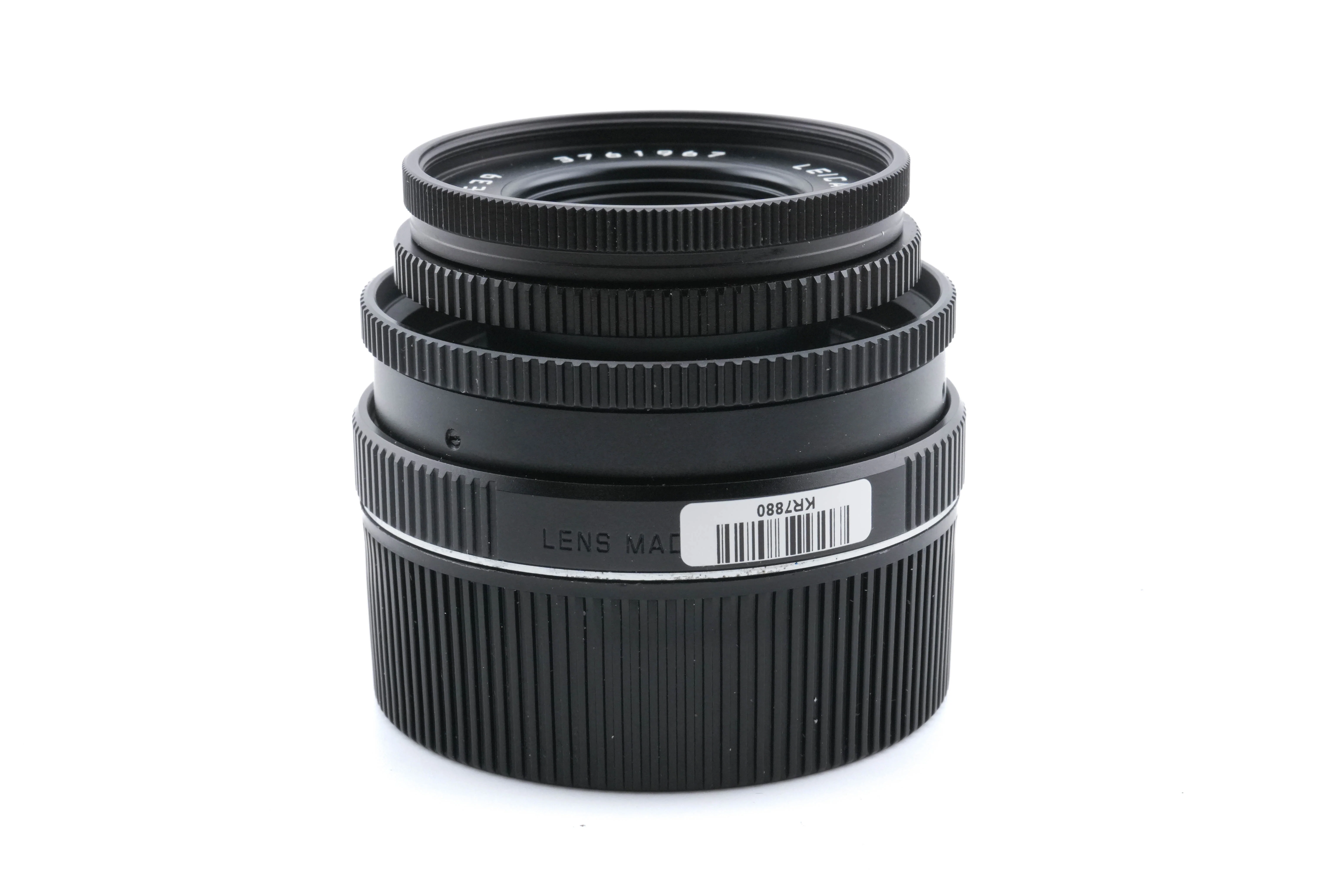 Leica 50mm f2.8 Elmar-M (Black, 11831) + Lens Hood (50mm f2.8 Elmar-M, Black) (12550) - Image 2