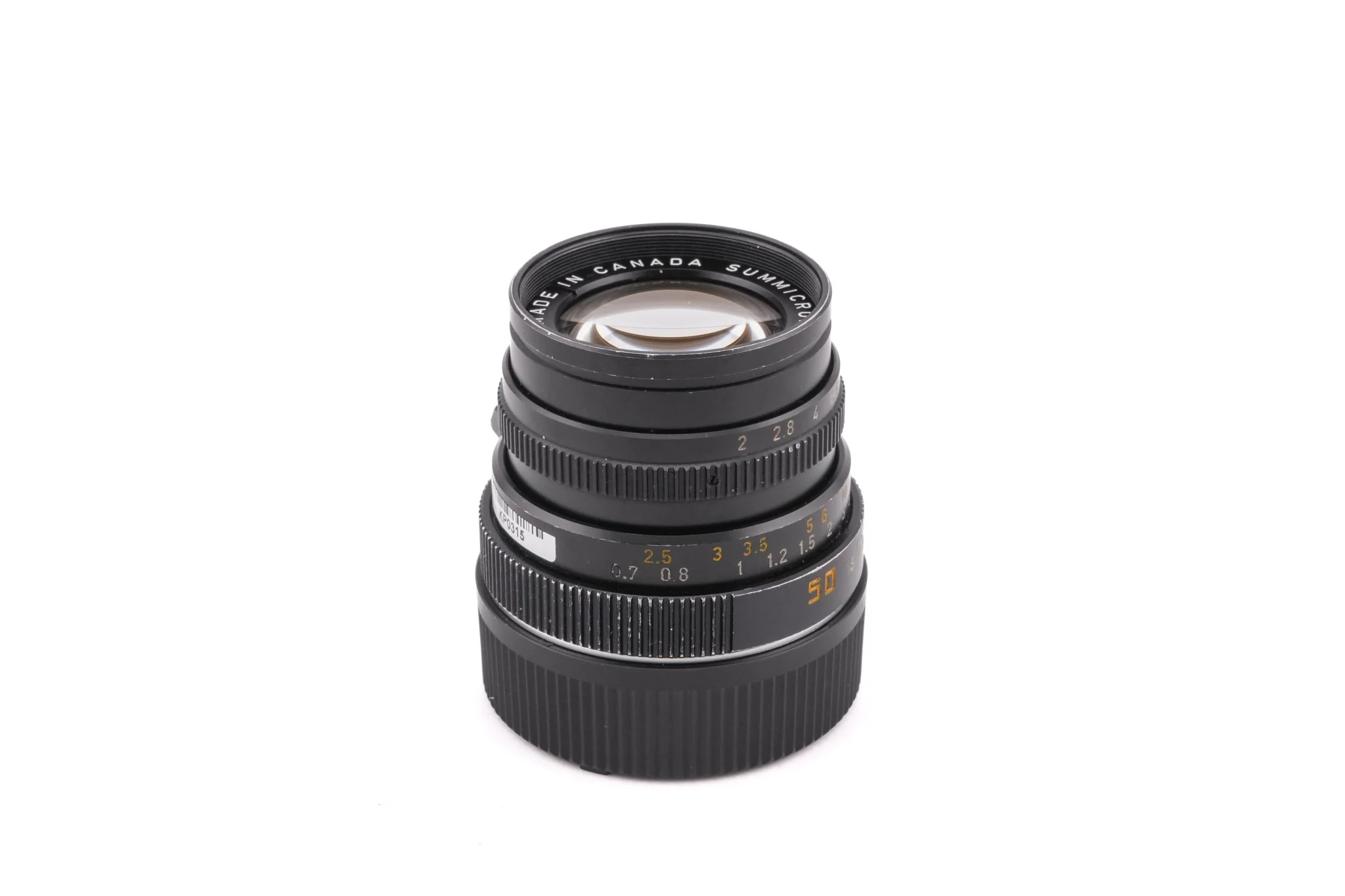 Leica 50mm f2 Summicron-M (Type IV) (Black, 11819) - Image 2