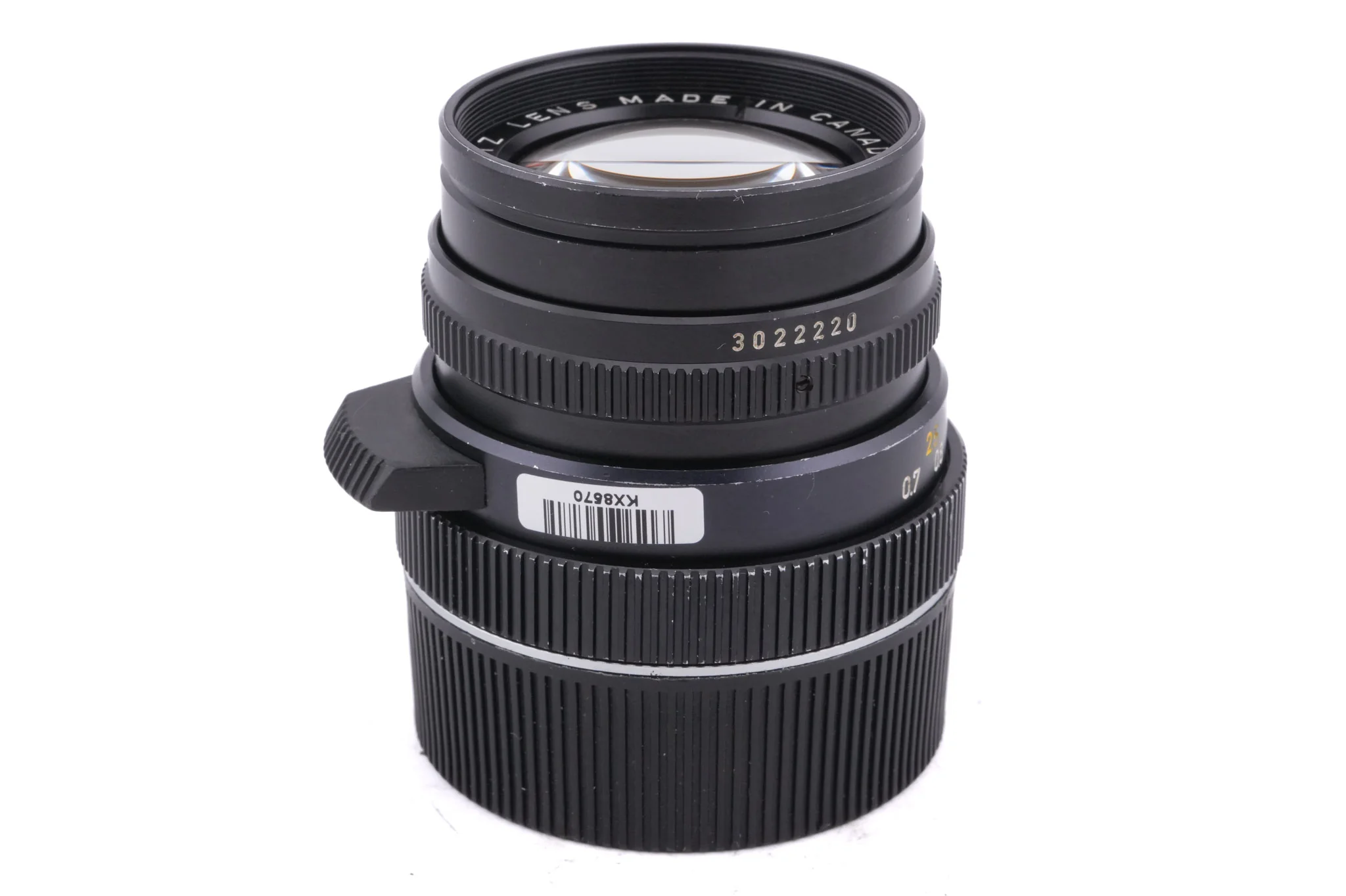 Leica 50mm f2 Summicron-M (Type IV) (Black, 11819) - Image 3