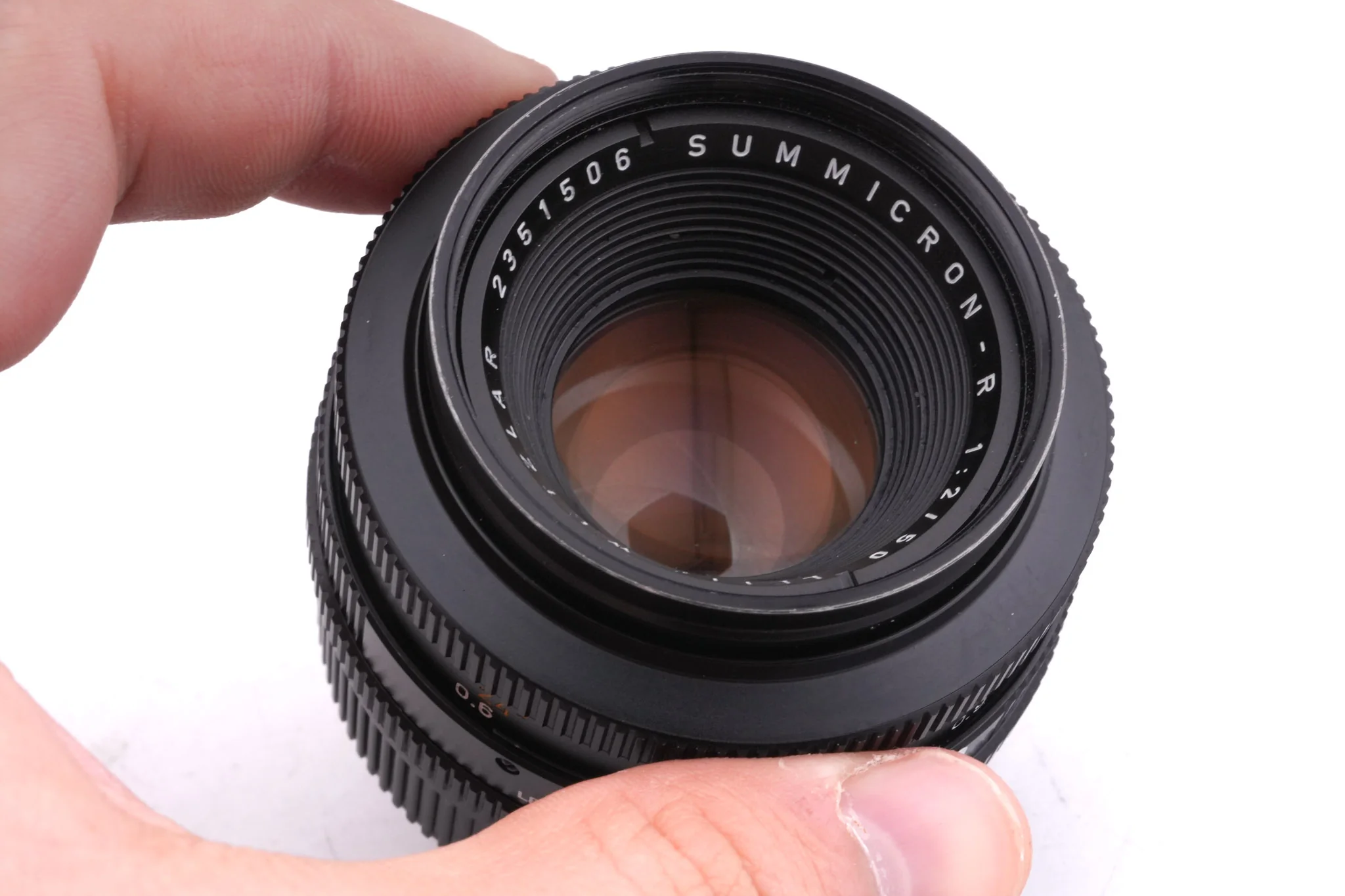 Leica 50mm f2 Summicron-R (Type I) (2-Cam) (11228) + Lens Hood (35mm f2.8 R / 50mm f2 R) (12564) - Image 3