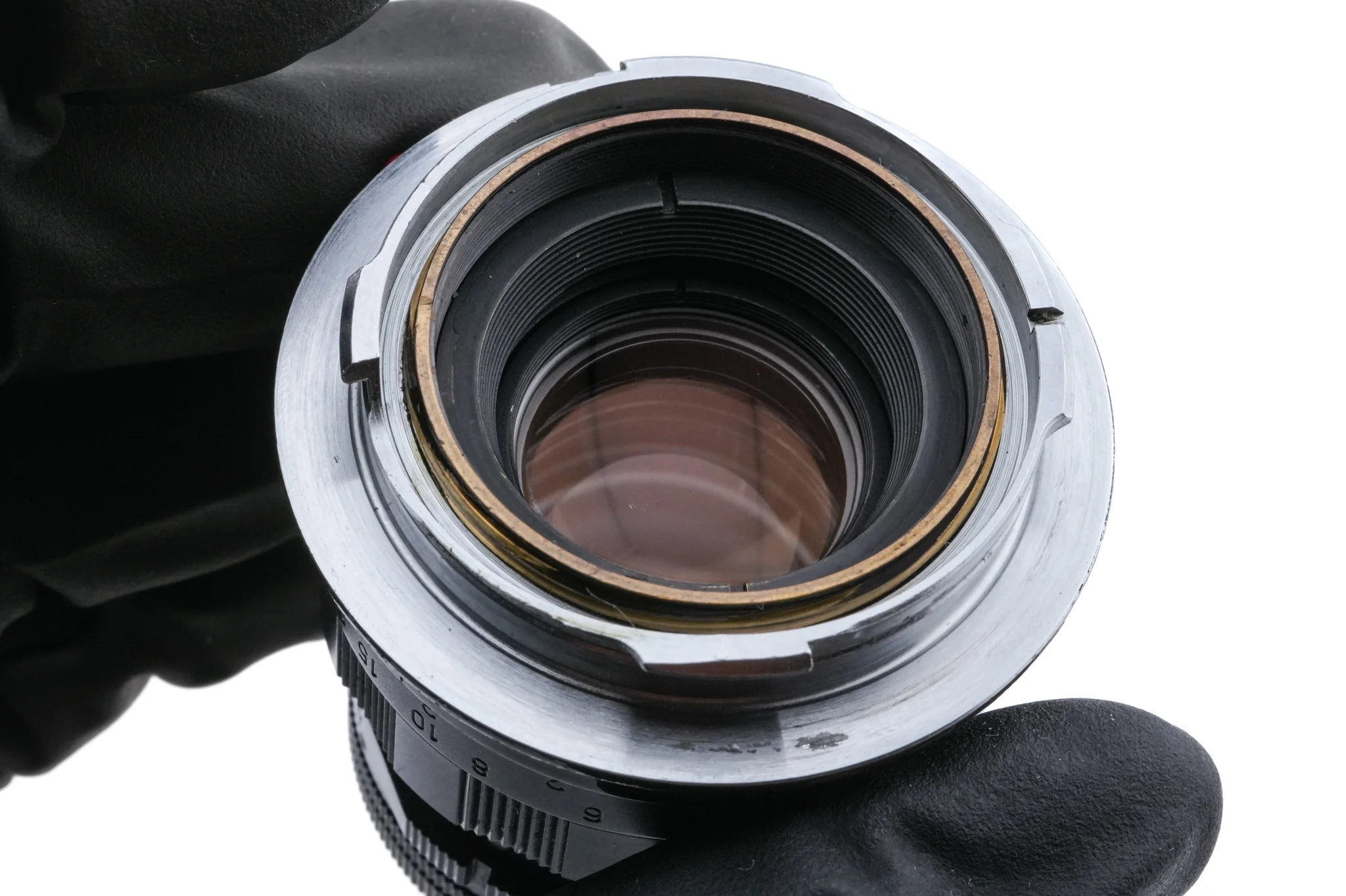 Leica 50mm f2 Summicron (Type II) (Black Paint, 11117) + Lens Hood (35/50mm f2-3.5) (IROOA / 12571) - Image 7