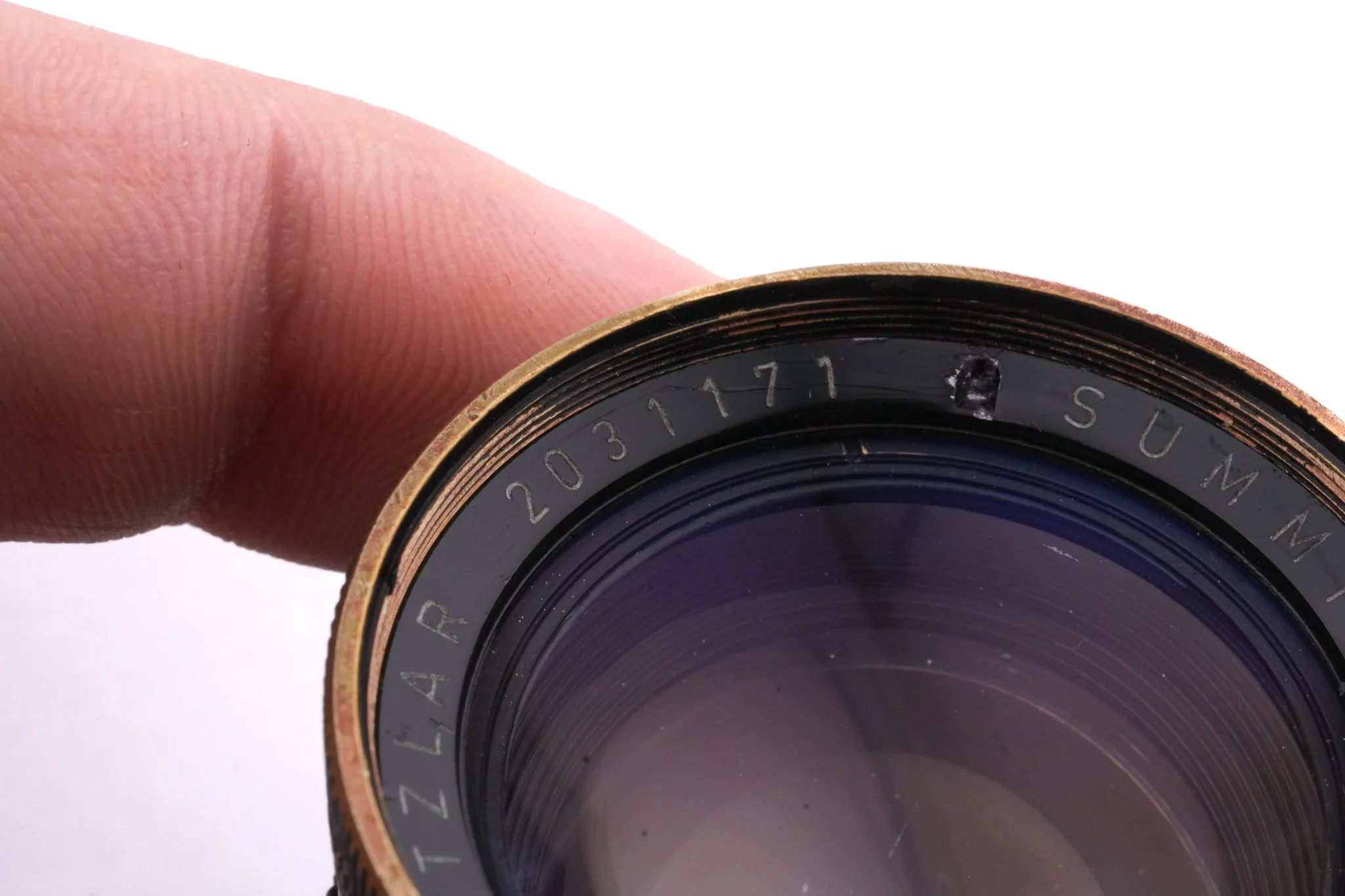 Leica 50mm f2 Summicron (Type II) (Black Paint, 11117) - Image 7