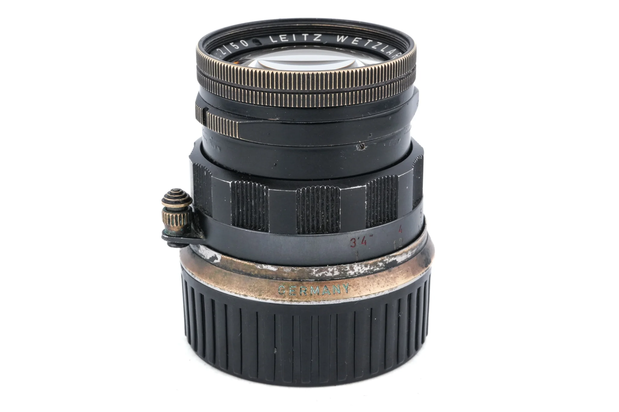 Leica 50mm f2 Summicron (Type II) (Black Paint, 11117) + 39mm Green Filter X 1 C. E39 - Image 3