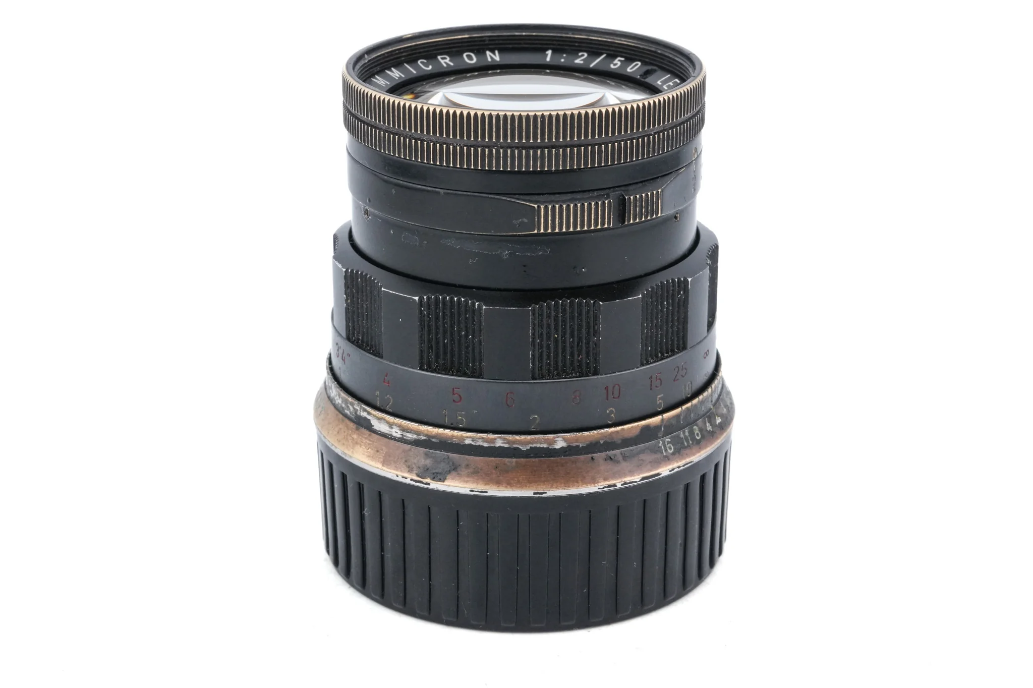 Leica 50mm f2 Summicron (Type II) (Black Paint, 11117) + 39mm Green Filter X 1 C. E39 - Image 4