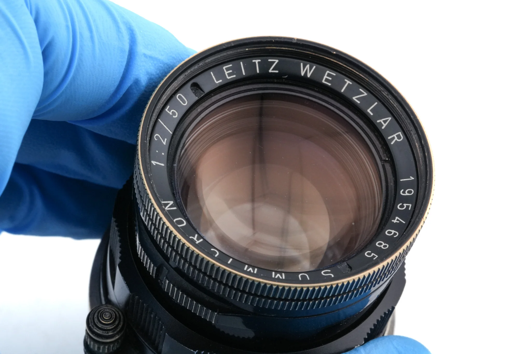 Leica 50mm f2 Summicron (Type II) (Black Paint, 11117) + 39mm Green Filter X 1 C. E39 - Image 5