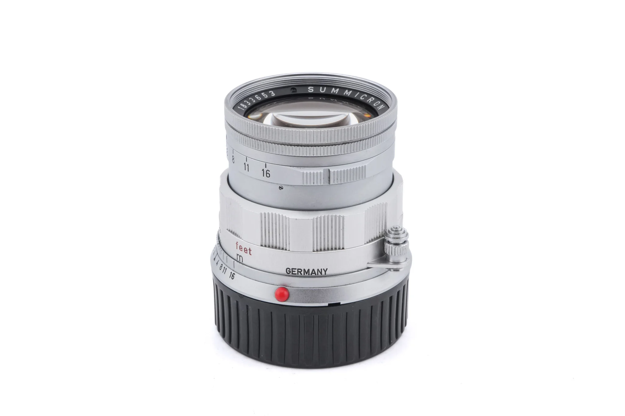 Leica 50mm f2 Summicron (Type II) (Silver, SOOIC-MS / SOSIC / 11118 / 11618 / 11818) - Image 4