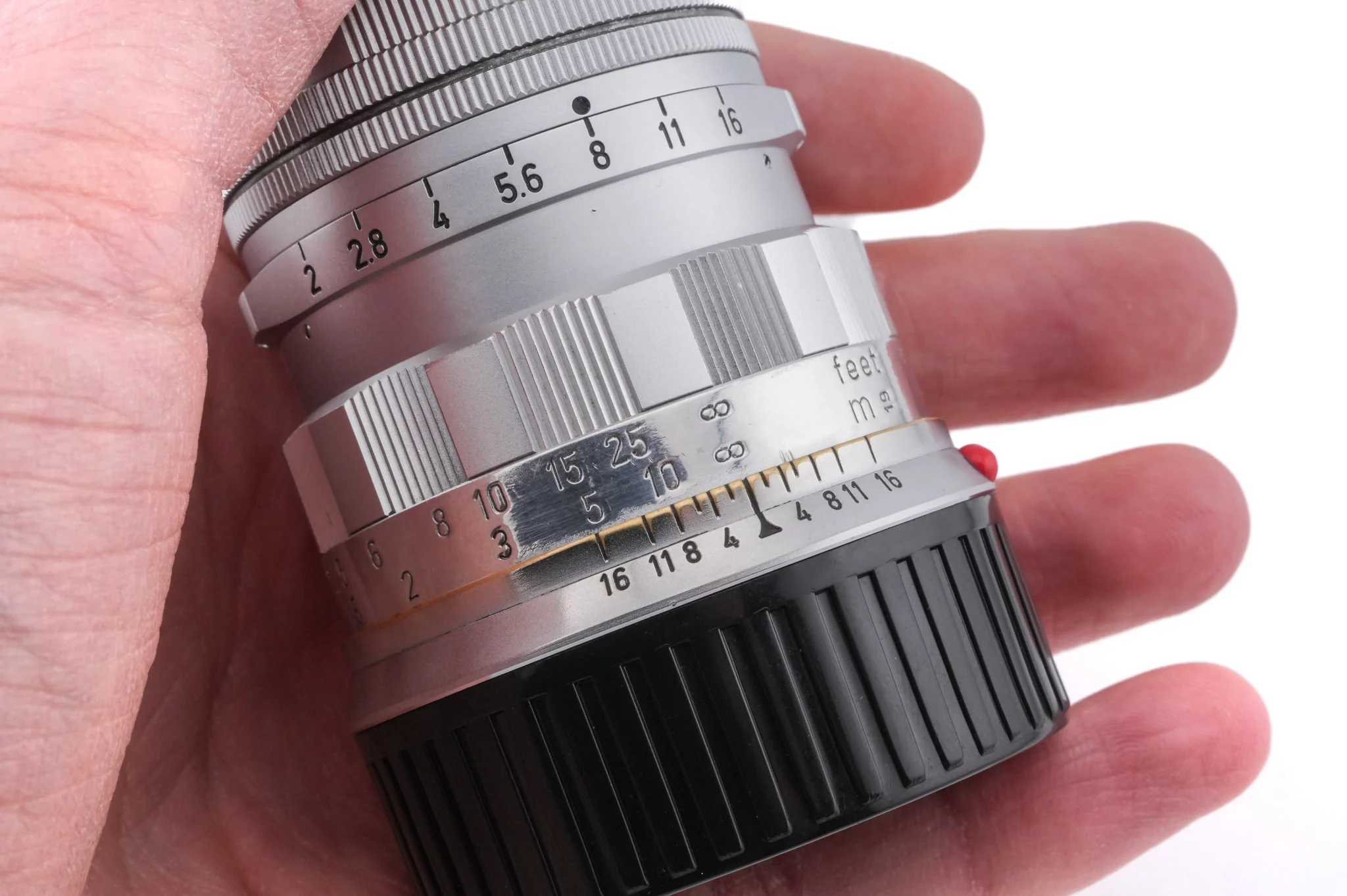 Leica 50mm f2 Summicron (Type II) (Silver, SOOIC-MS / SOSIC / 11118 / 11618 / 11818) - Image 8