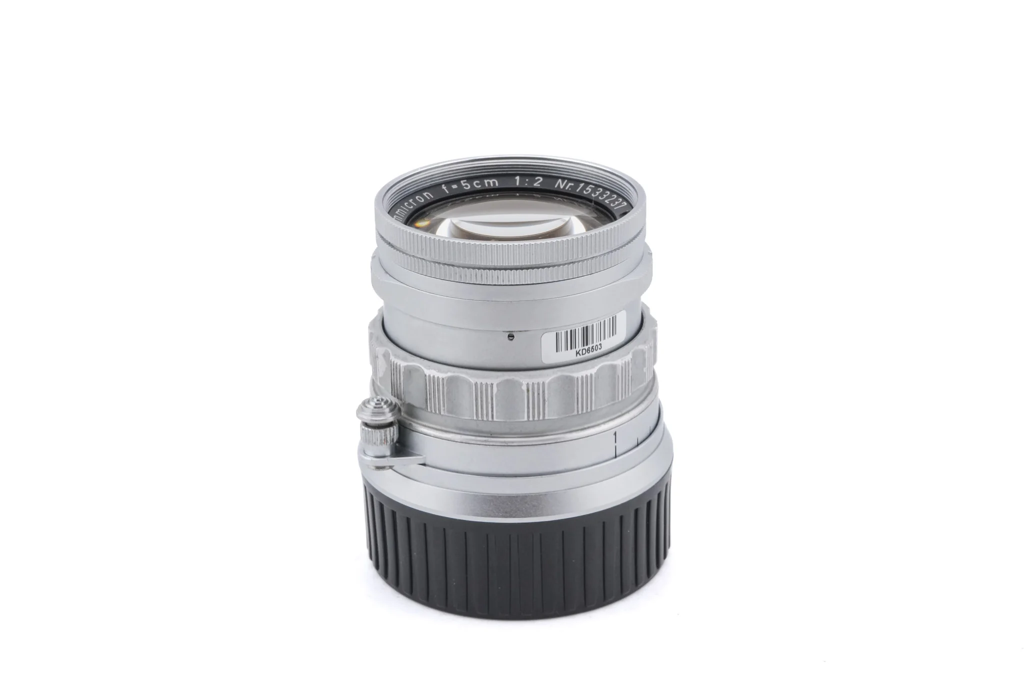 Leica 50mm f2 Summicron (Type II) (Silver, SOOIC-MS / SOSIC / 11118 / 11618 / 11818) - Image 2