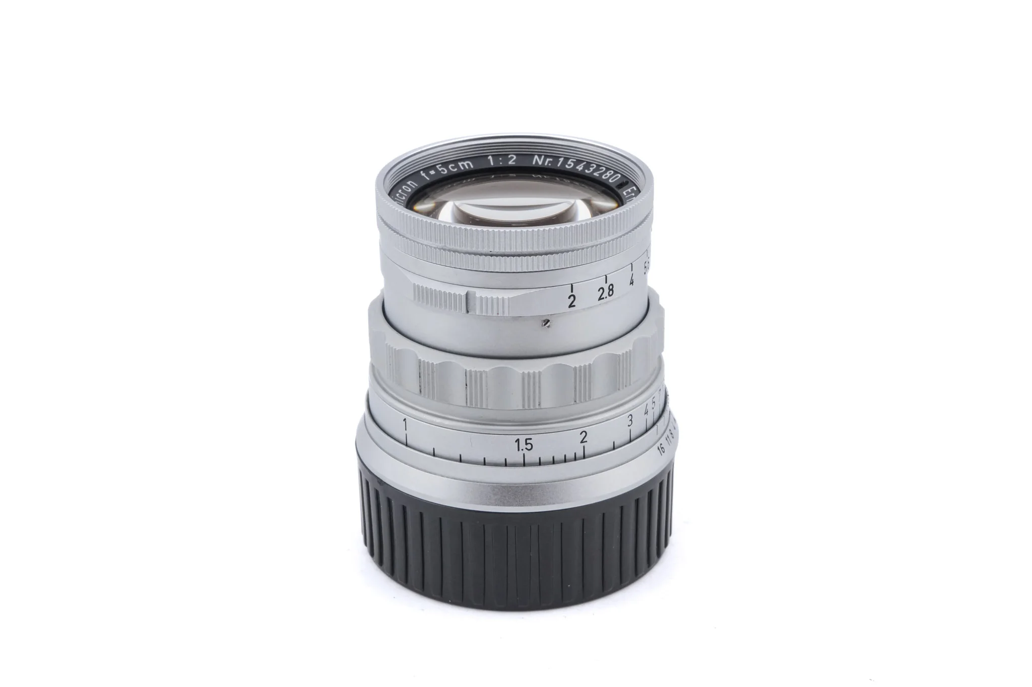 Leica 50mm f2 Summicron (Type II) (Silver, SOOIC-MS / SOSIC / 11118 / 11618 / 11818) - Image 2