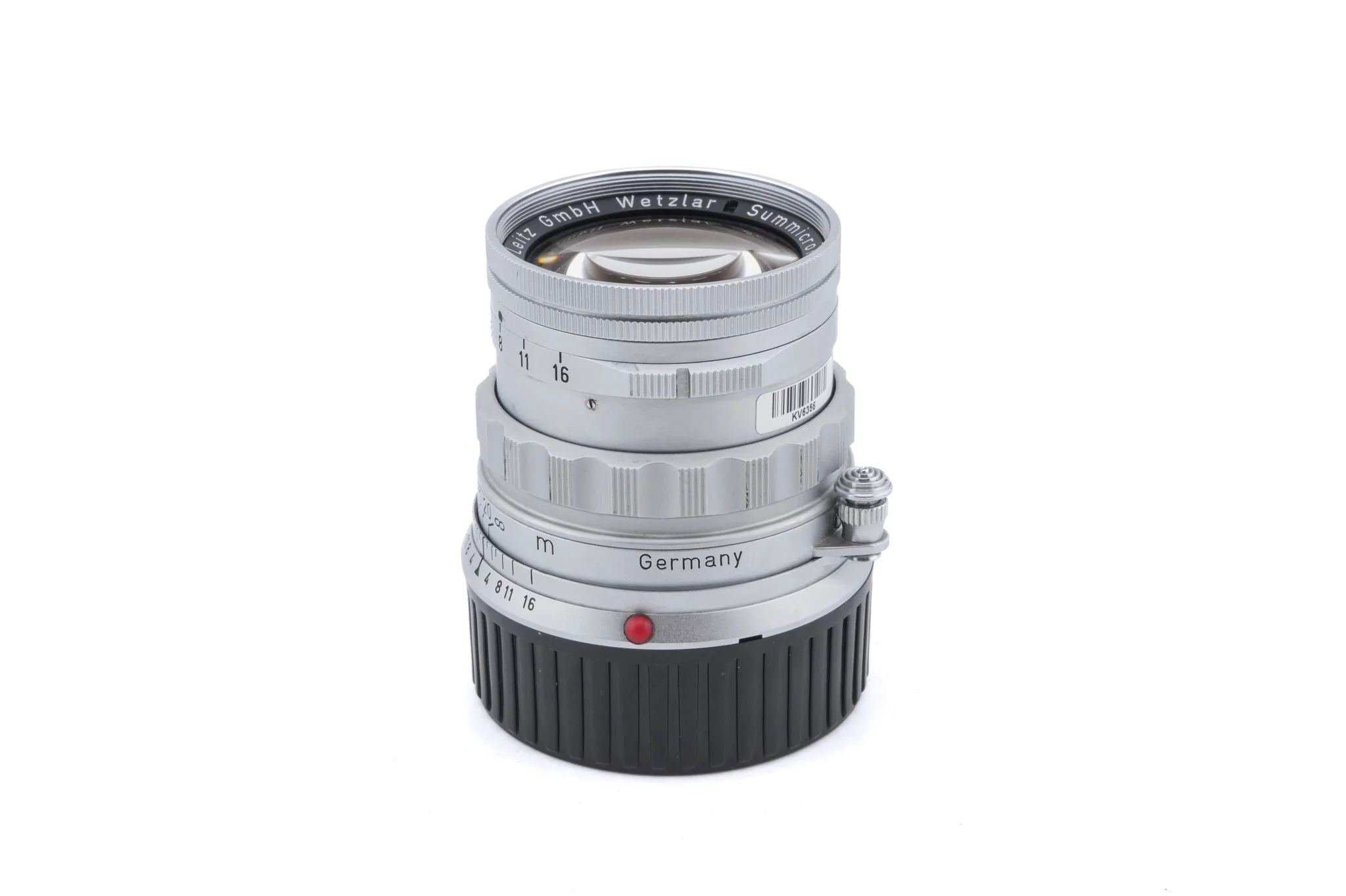 Leica 50mm f2 Summicron (Type II) (Silver, SOOIC-MS / SOSIC / 11118 / 11618 / 11818) - Image 4