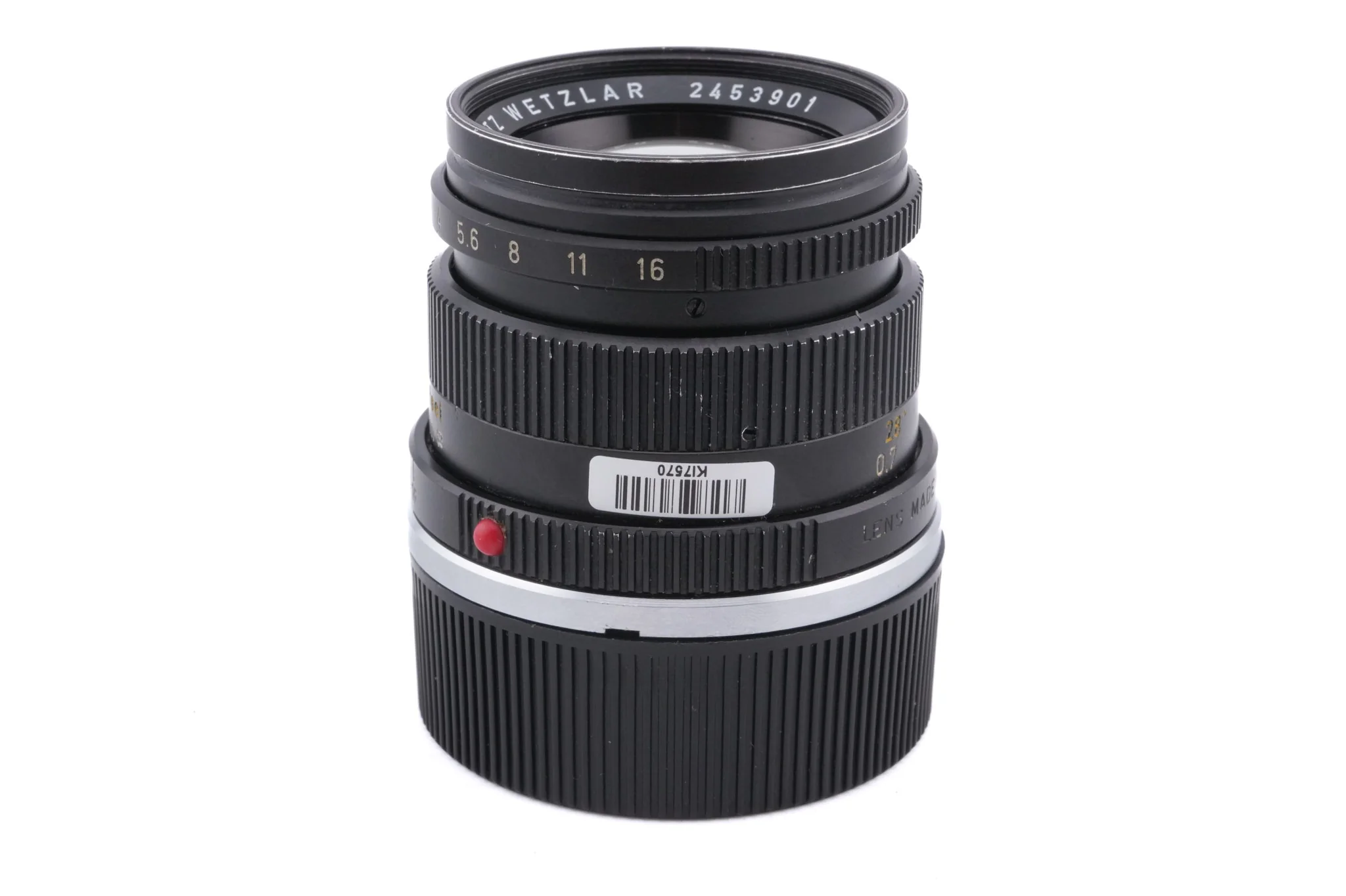 Leica 50mm f2 Summicron (Type III) (11817) - Image 2